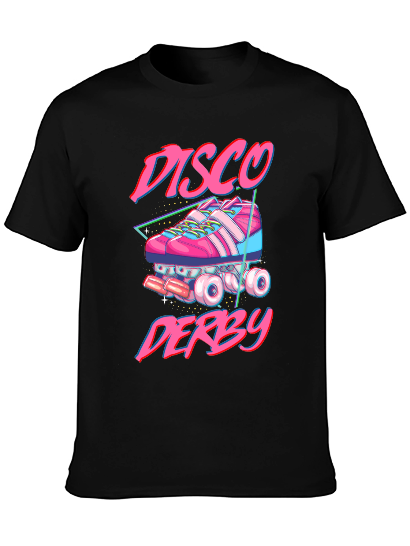Disco Derby Roller Skate Graphic T-Shirt