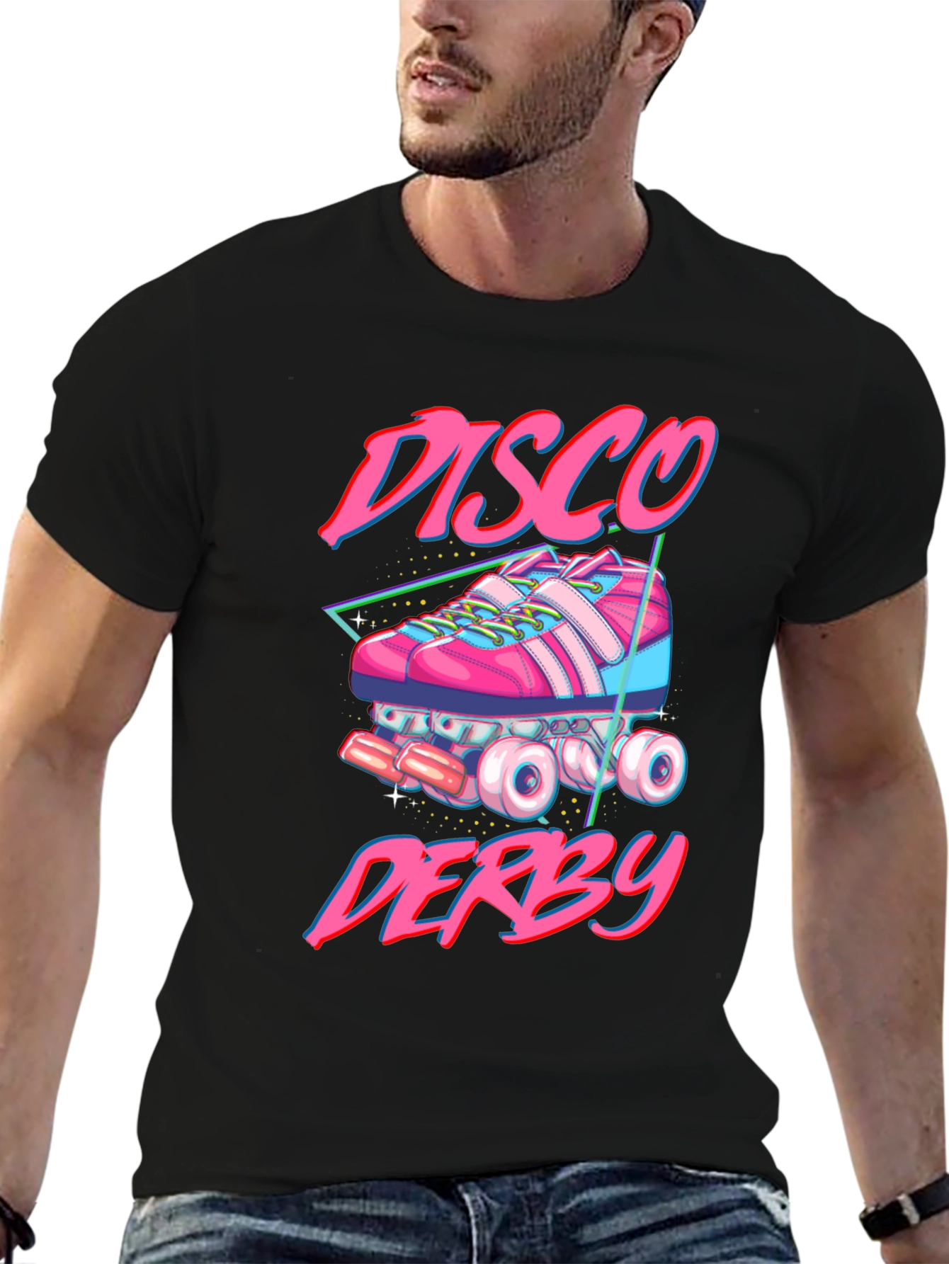 Disco Derby Roller Skate Graphic T-Shirt