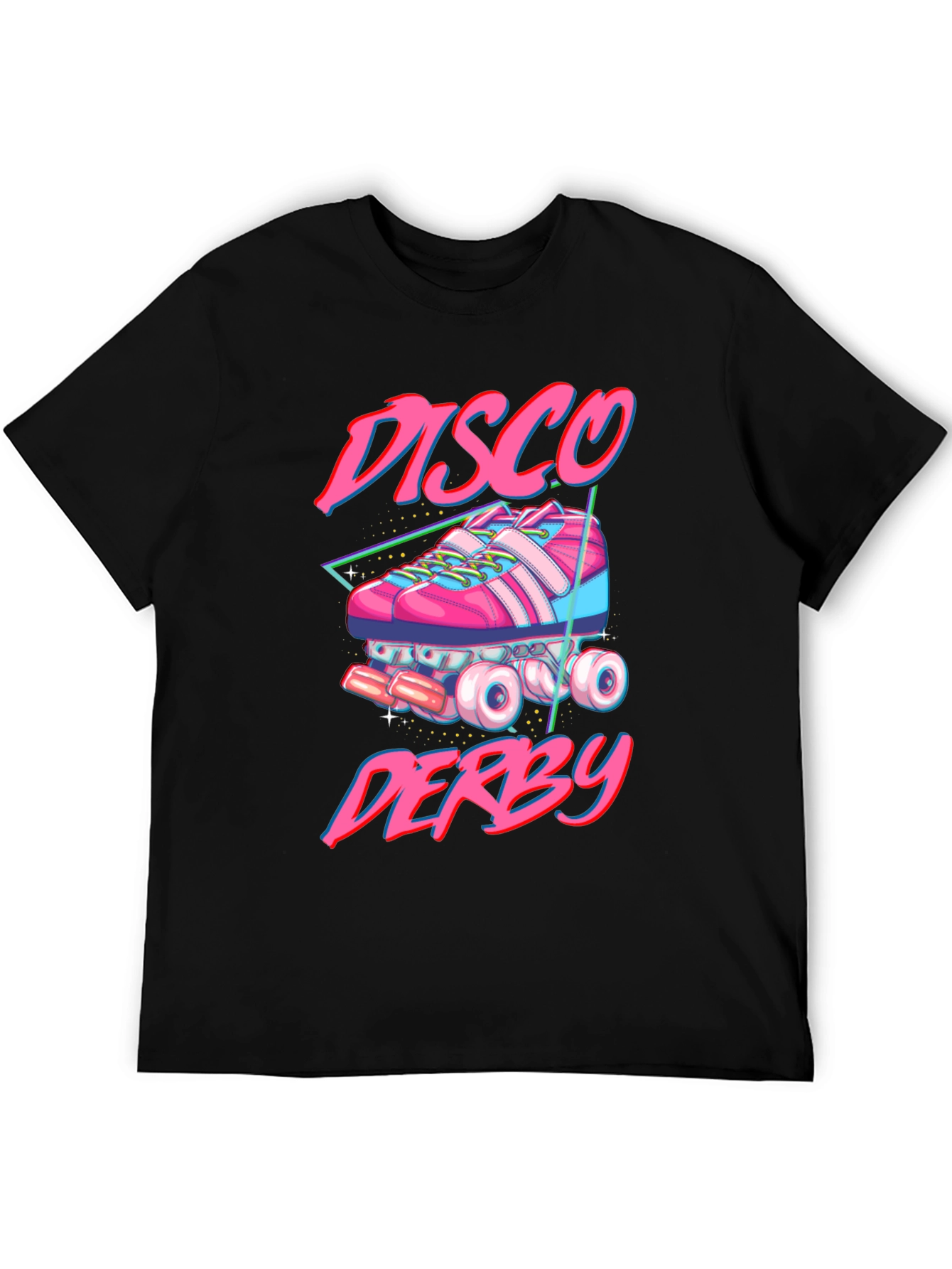 Disco Derby Roller Skate Graphic T-Shirt