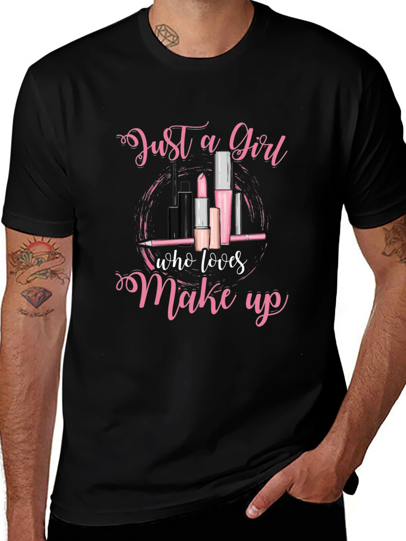 Just a Girl Who Loves Makeup T-Shirt