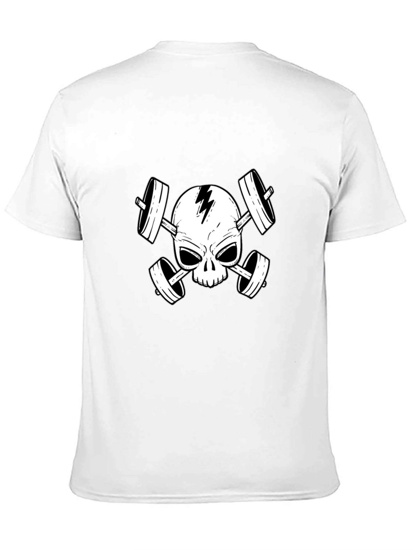 Skull & Barbells Graphic T-Shirt