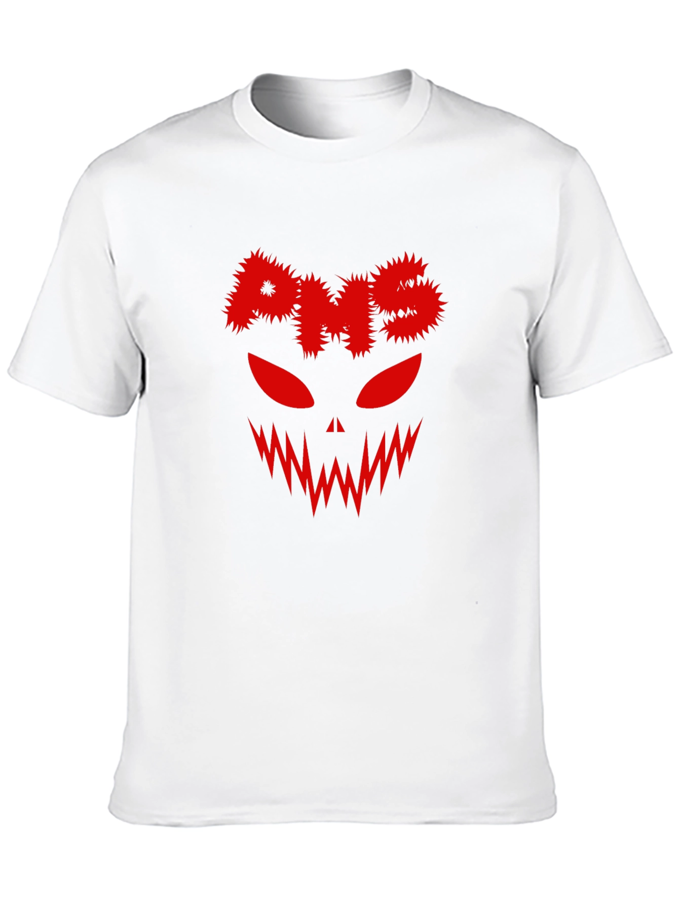 PMS Horror Face Black T-Shirt