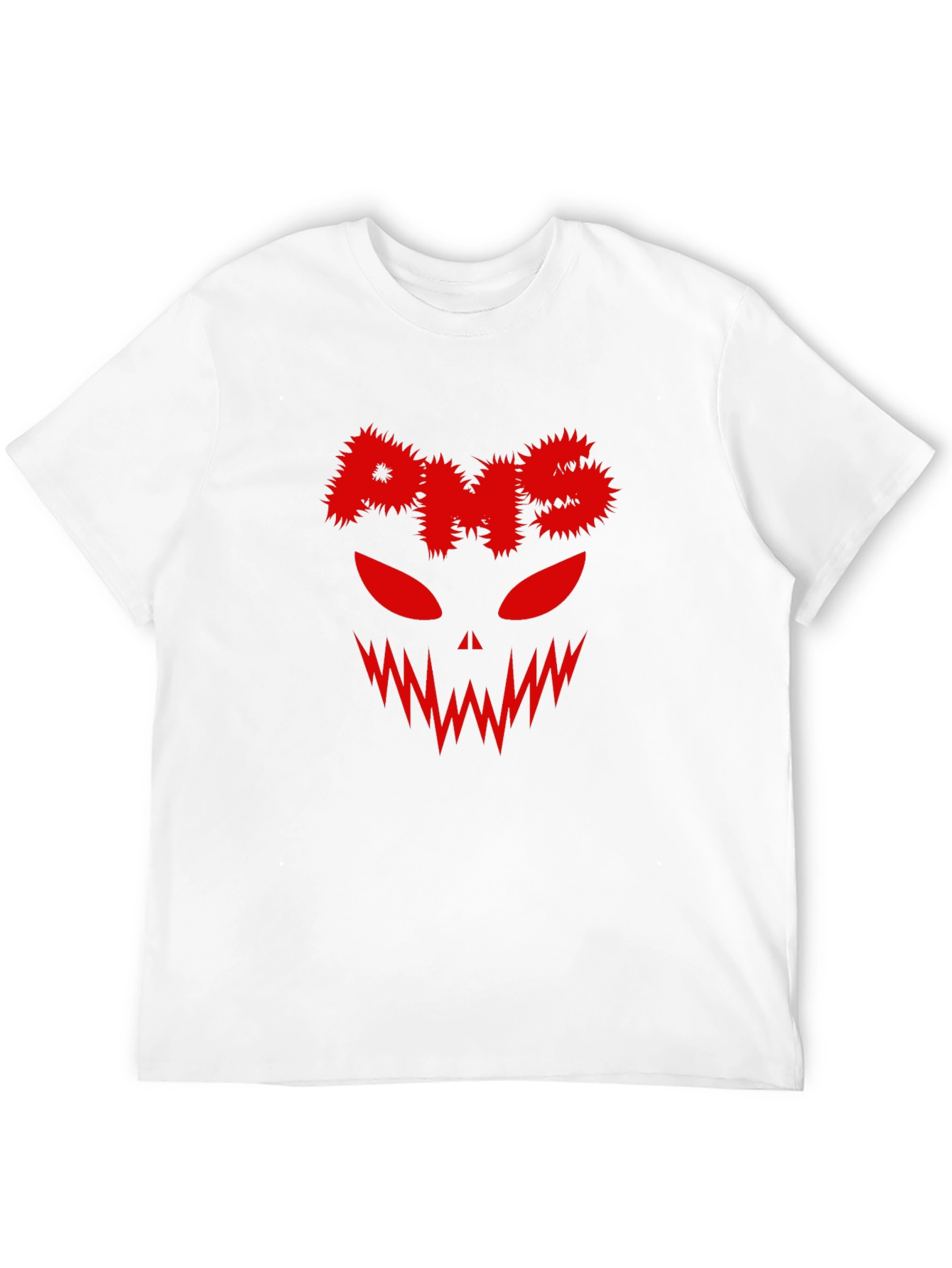 PMS Horror Face Black T-Shirt