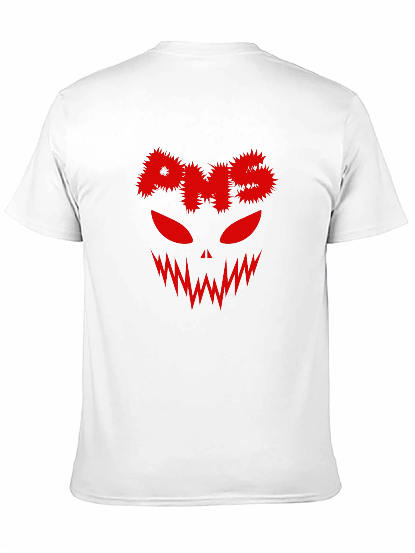 PMS Horror Face Black T-Shirt
