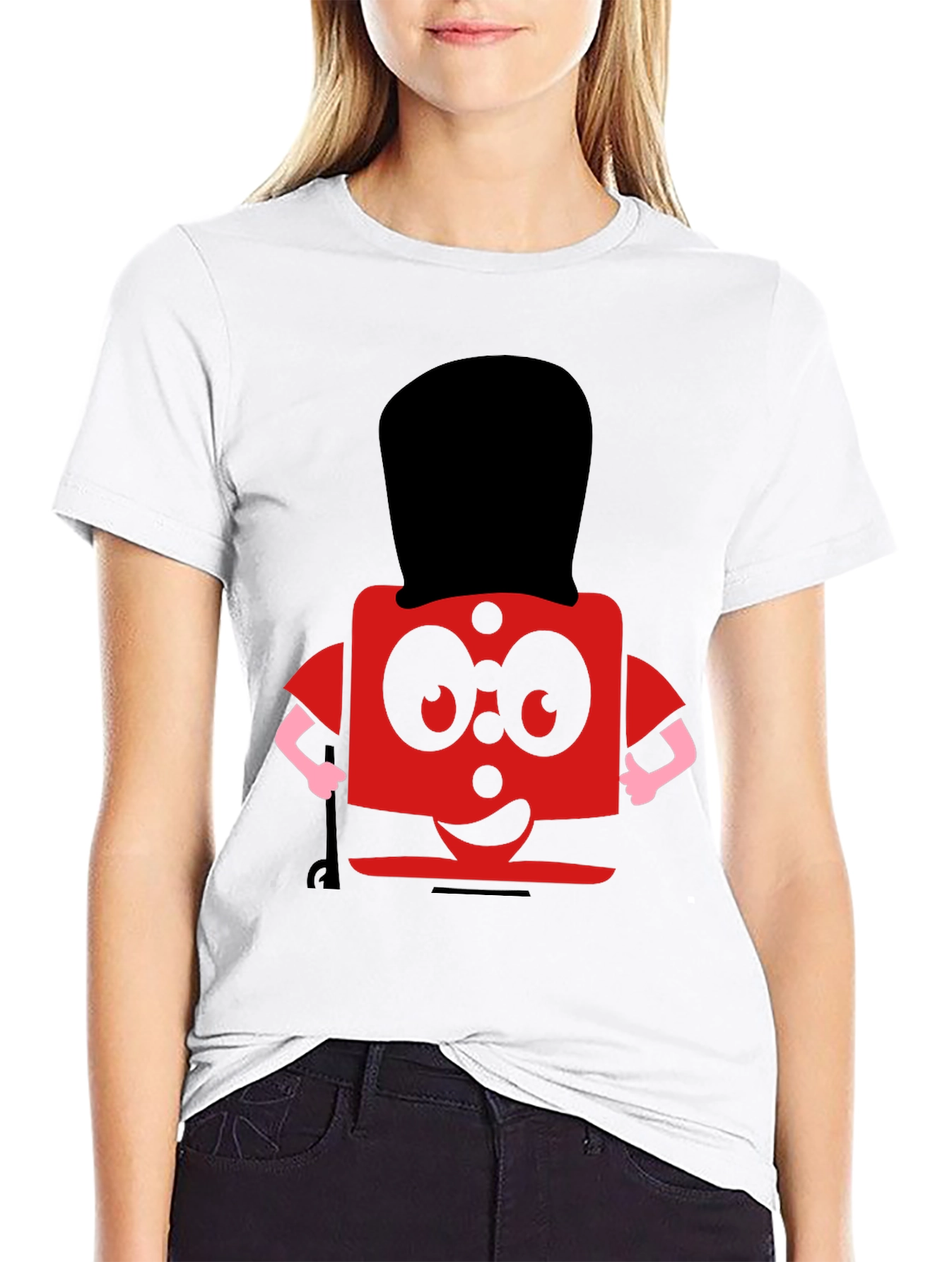 Red Grenadier T-Shirt: Cartoon Character