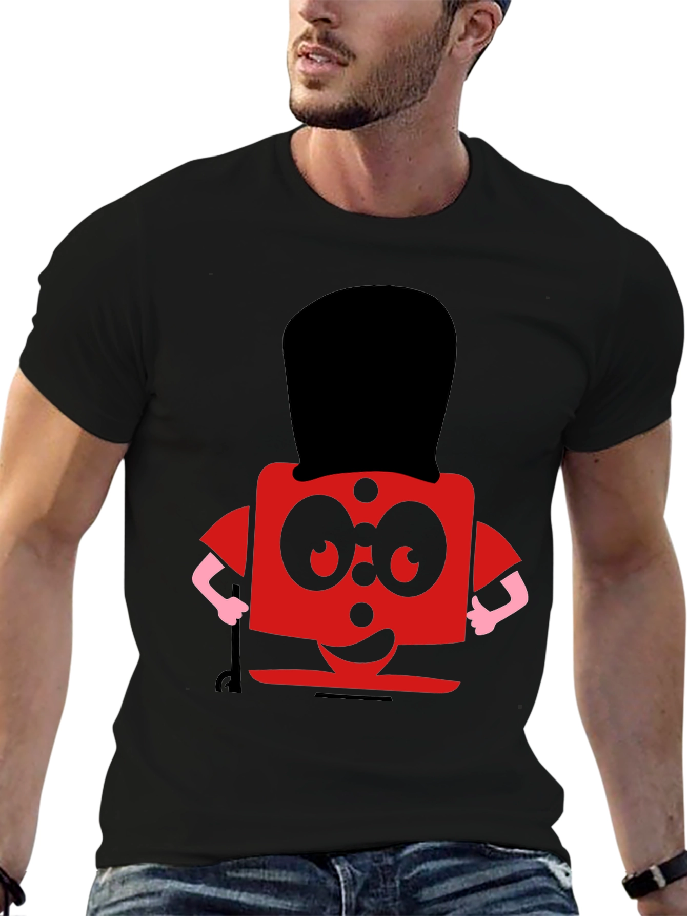 Red Grenadier T-Shirt: Cartoon Character