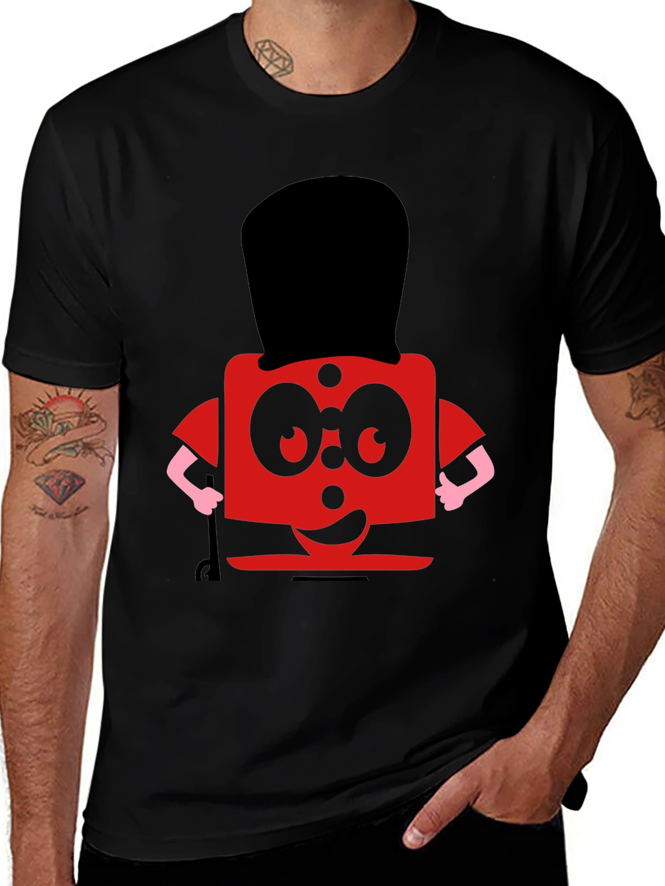 Red Grenadier T-Shirt: Cartoon Character