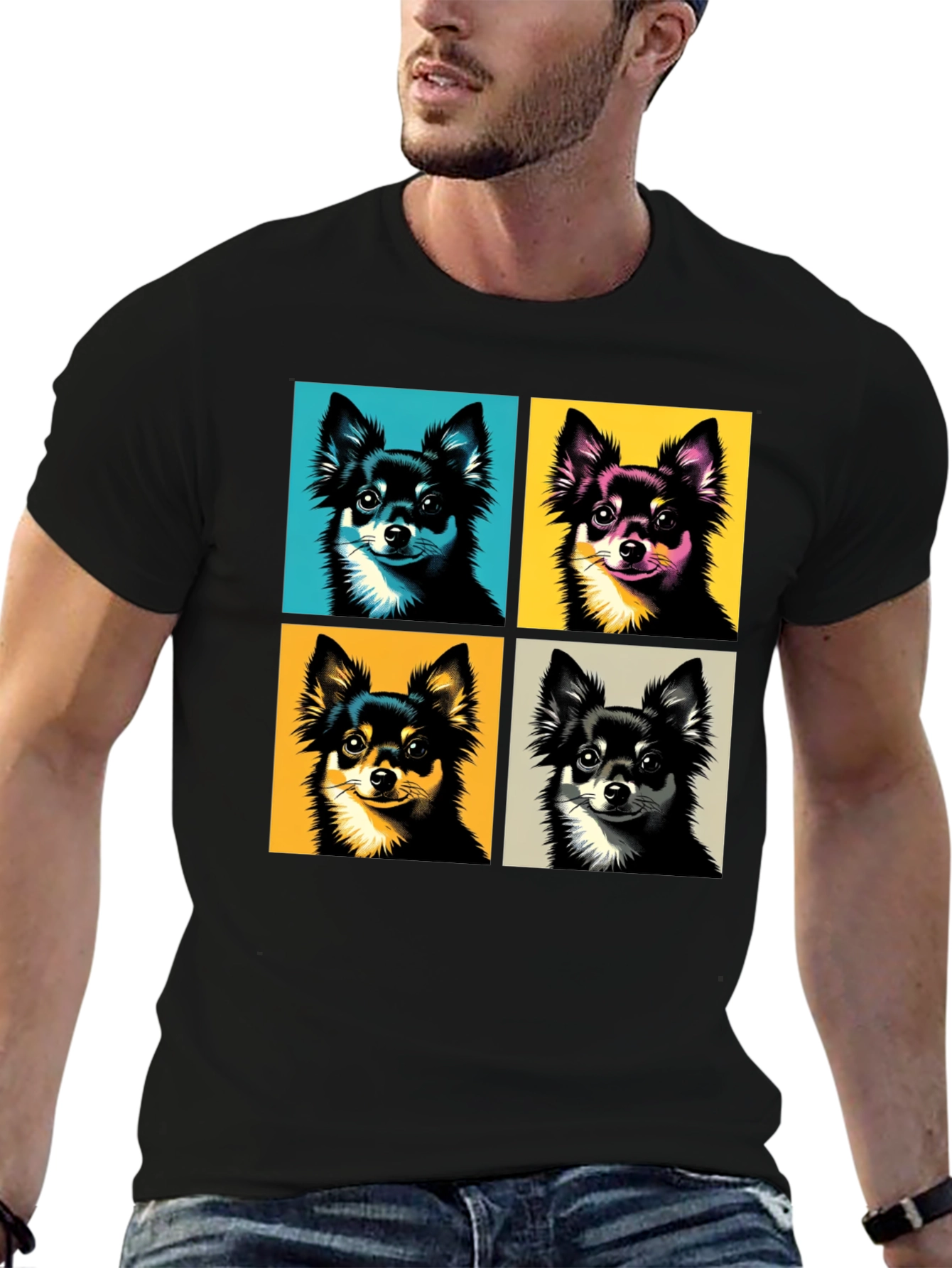 Pop Art Chihuahua Graphic Tee