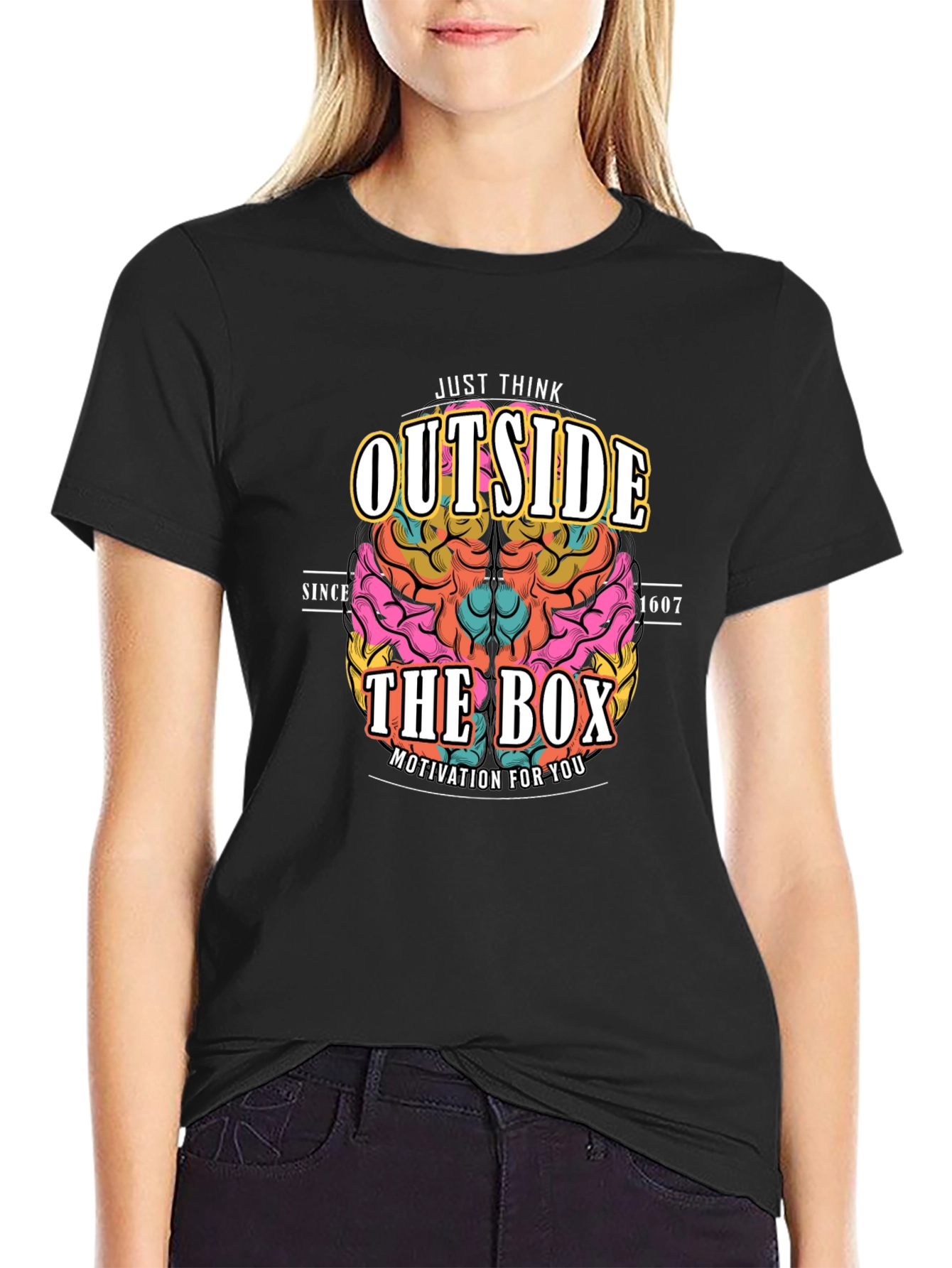 Think Outside The Box Unisex Graphic T-Shirt