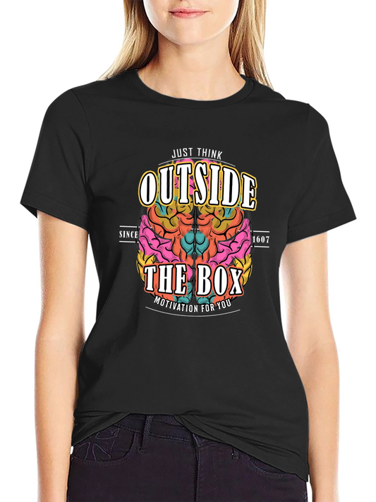 Think Outside The Box Unisex Graphic T-Shirt