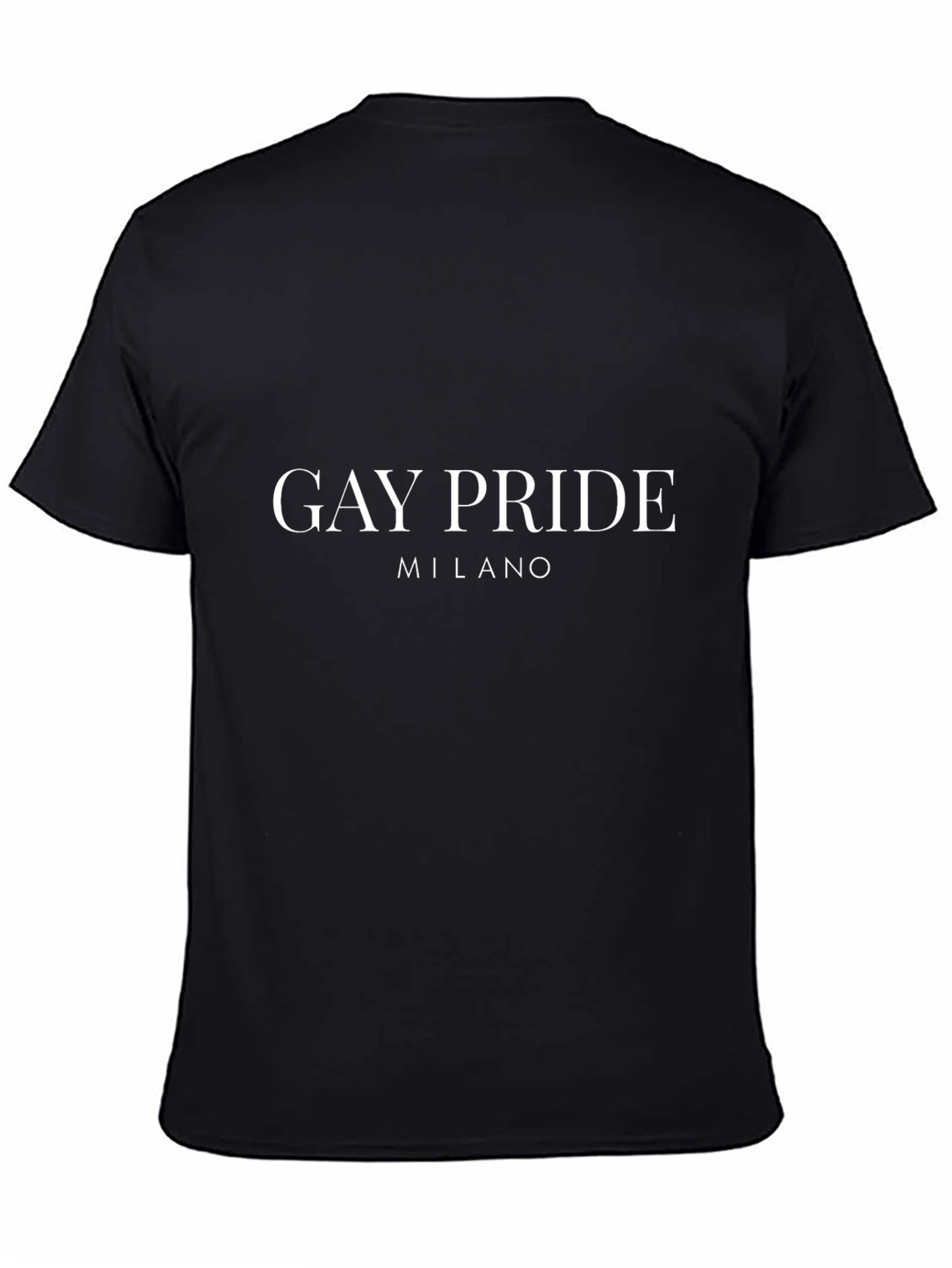 Gay Pride Milano Black T-Shirt