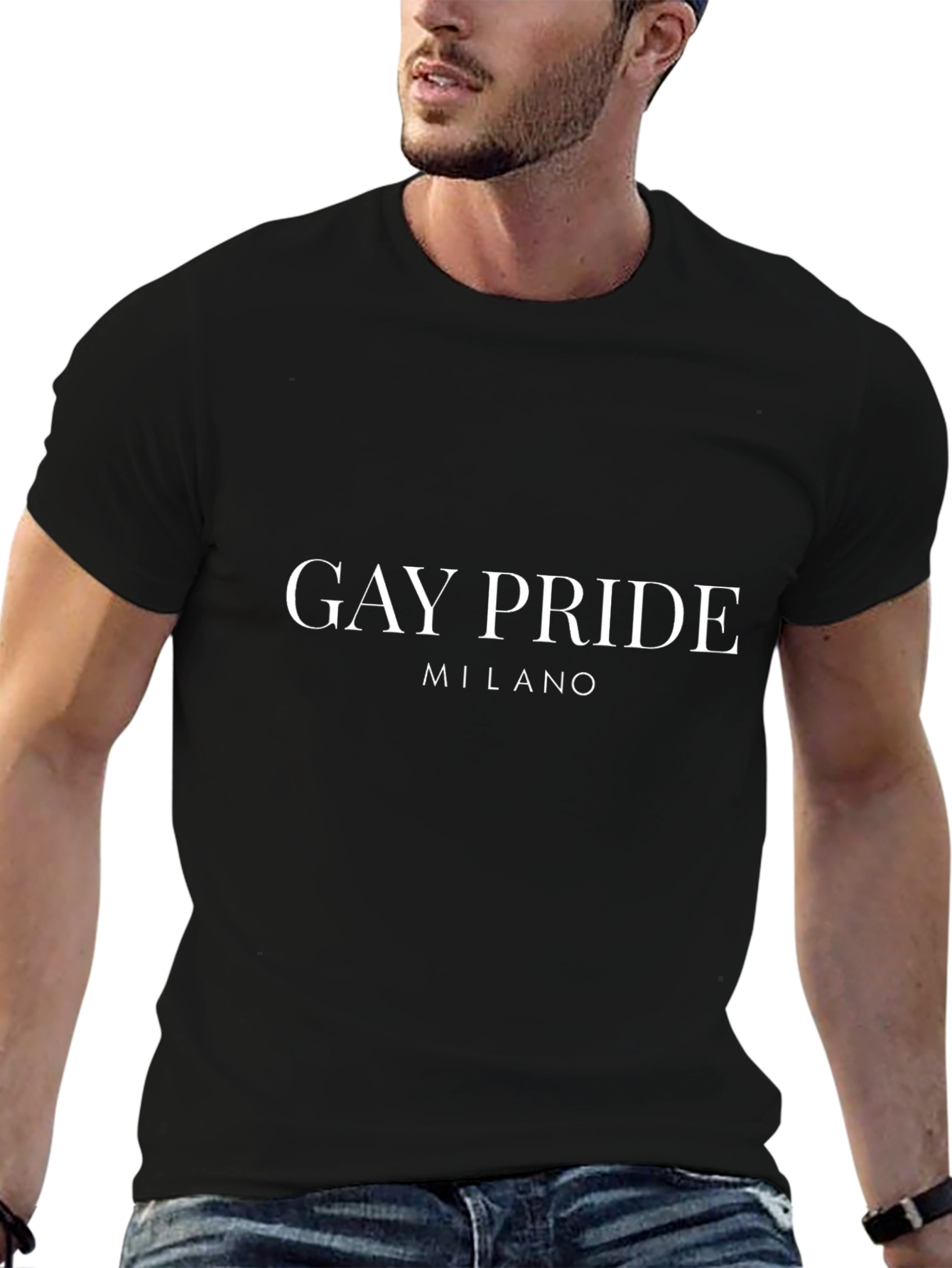 Gay Pride Milano Black T-Shirt