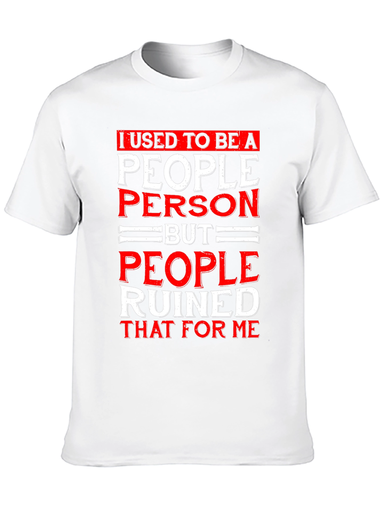 I Used To Be A People Person Graphic T-Shirt
