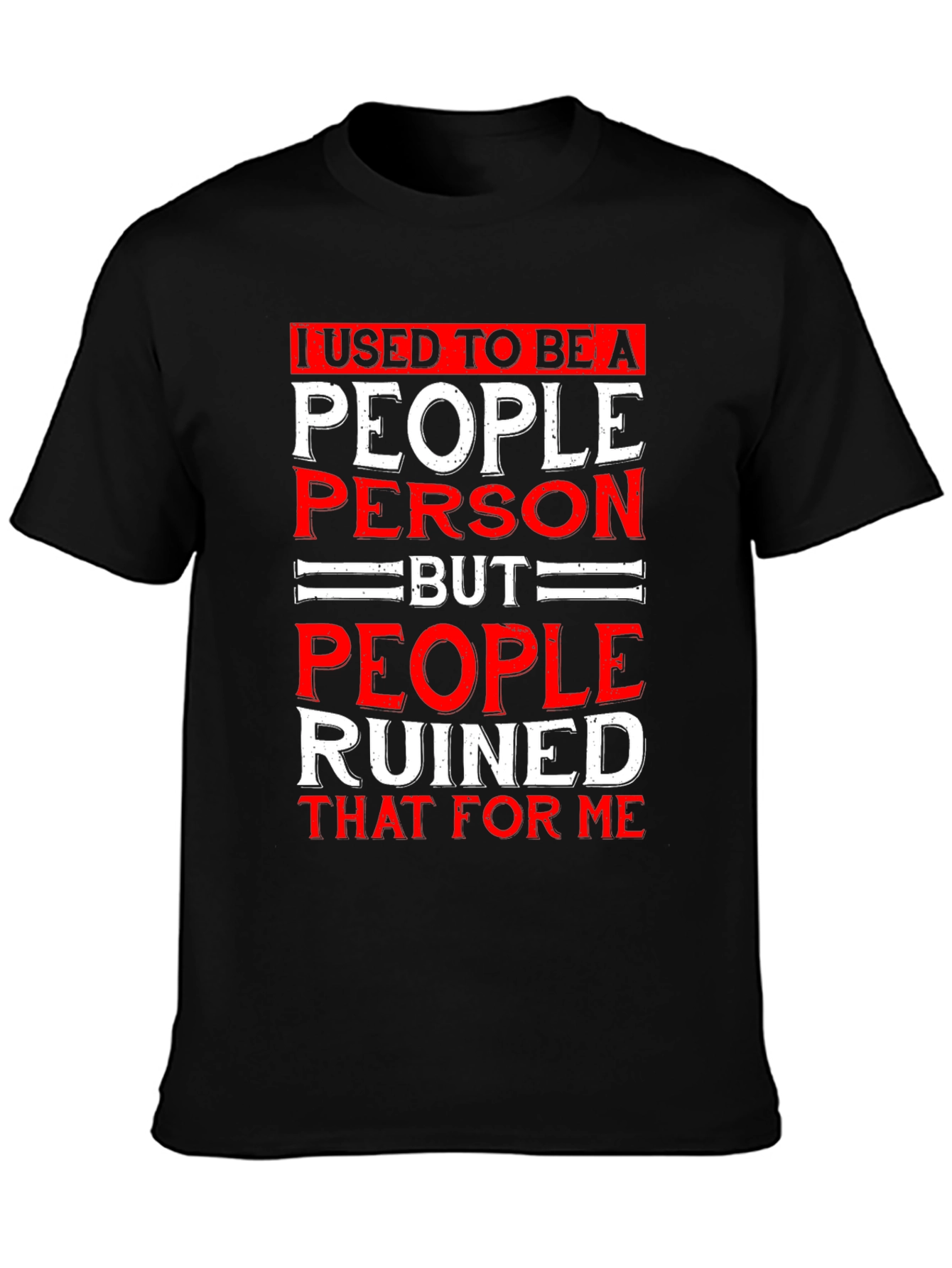 I Used To Be A People Person Graphic T-Shirt