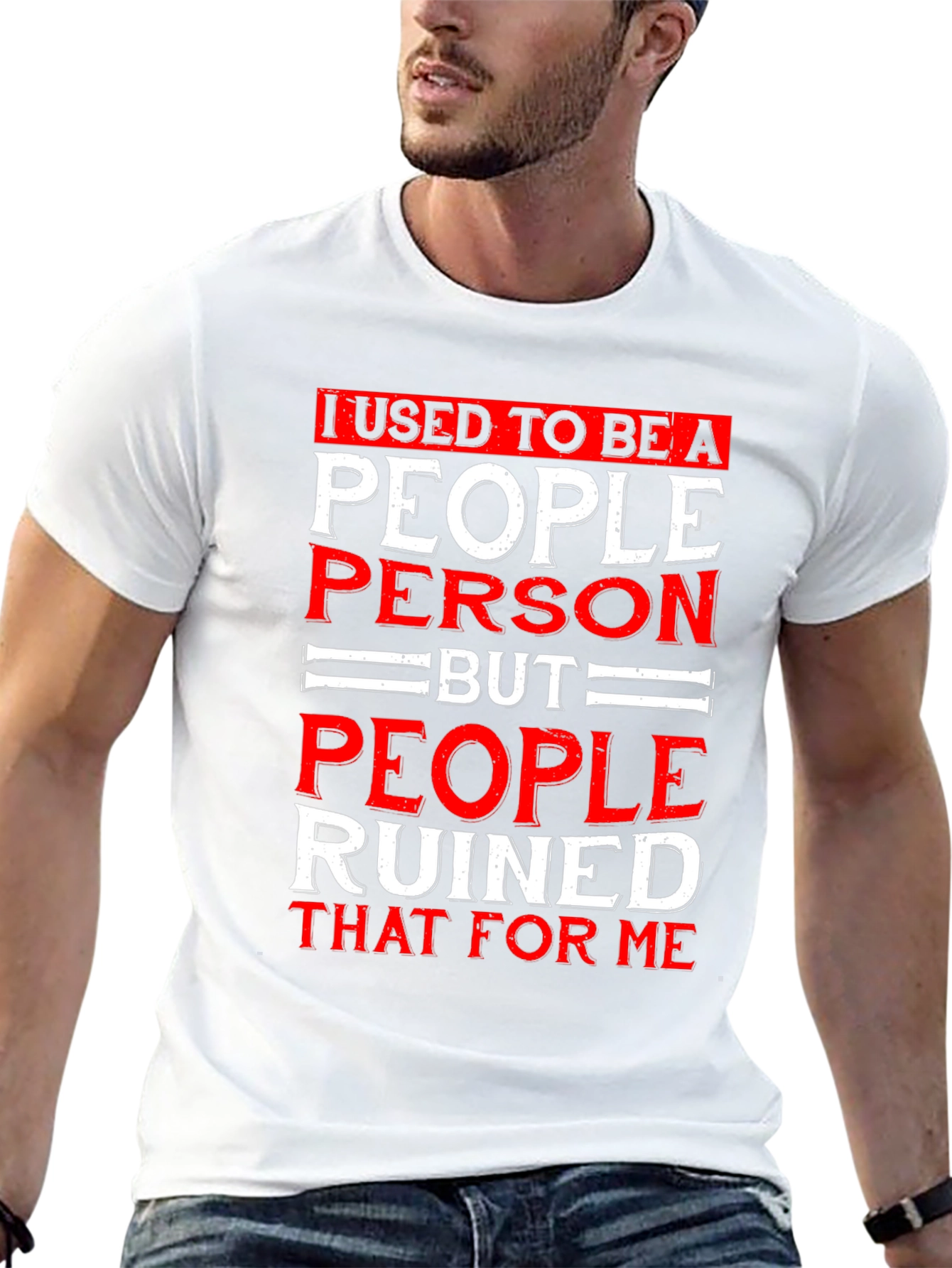 I Used To Be A People Person Graphic T-Shirt