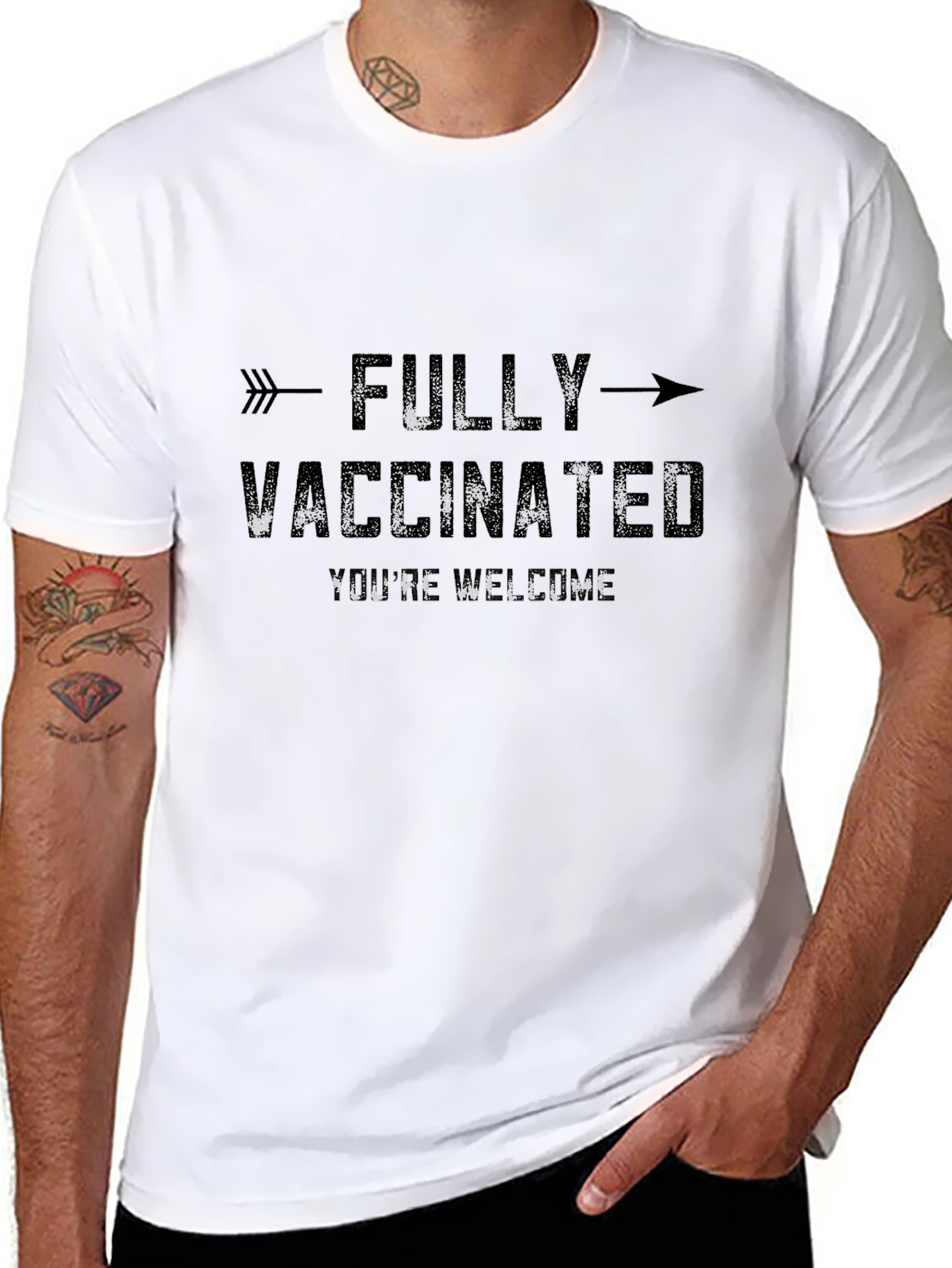 Fully Vaccinated T-Shirt - Youre Welcome Graphic Tee