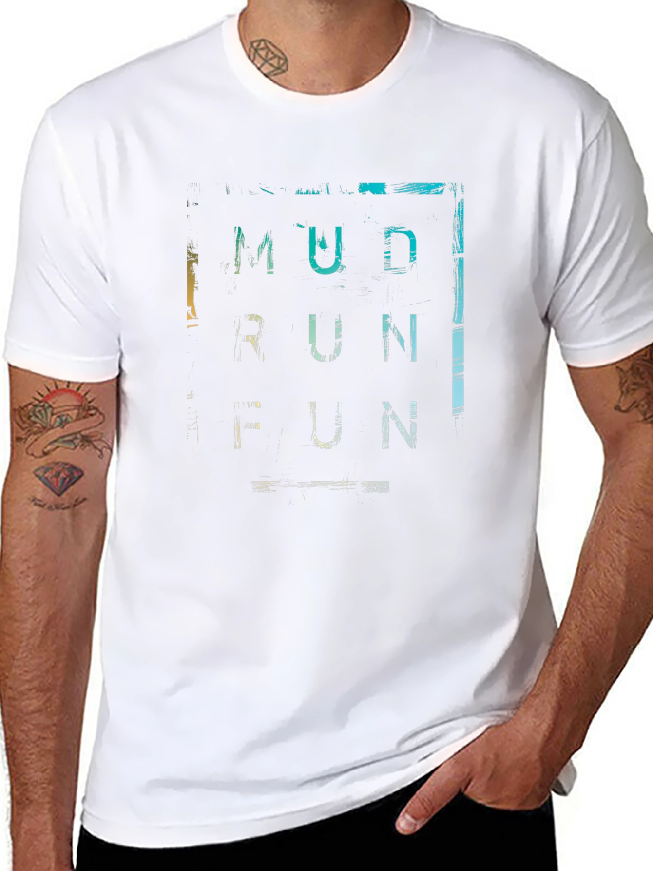 Mud Run Fun Graphic Tee