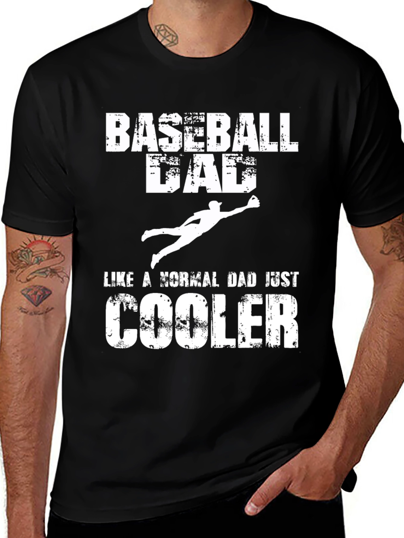 Baseball Dad T-Shirt - Cool Dad Edition