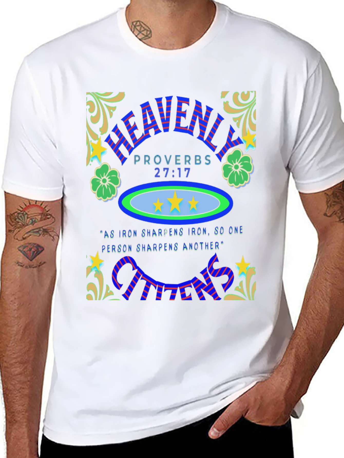 Heavenly Proverbs Graphic T-Shirt