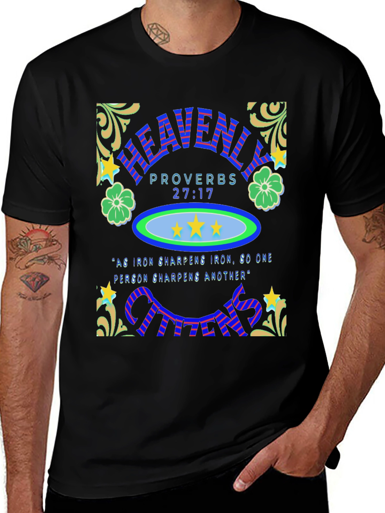 Heavenly Proverbs Graphic T-Shirt