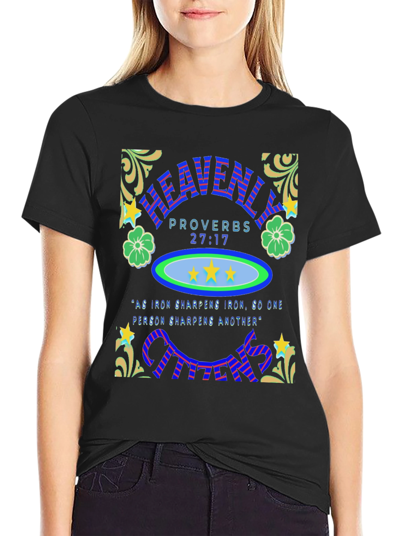 Heavenly Proverbs Graphic T-Shirt