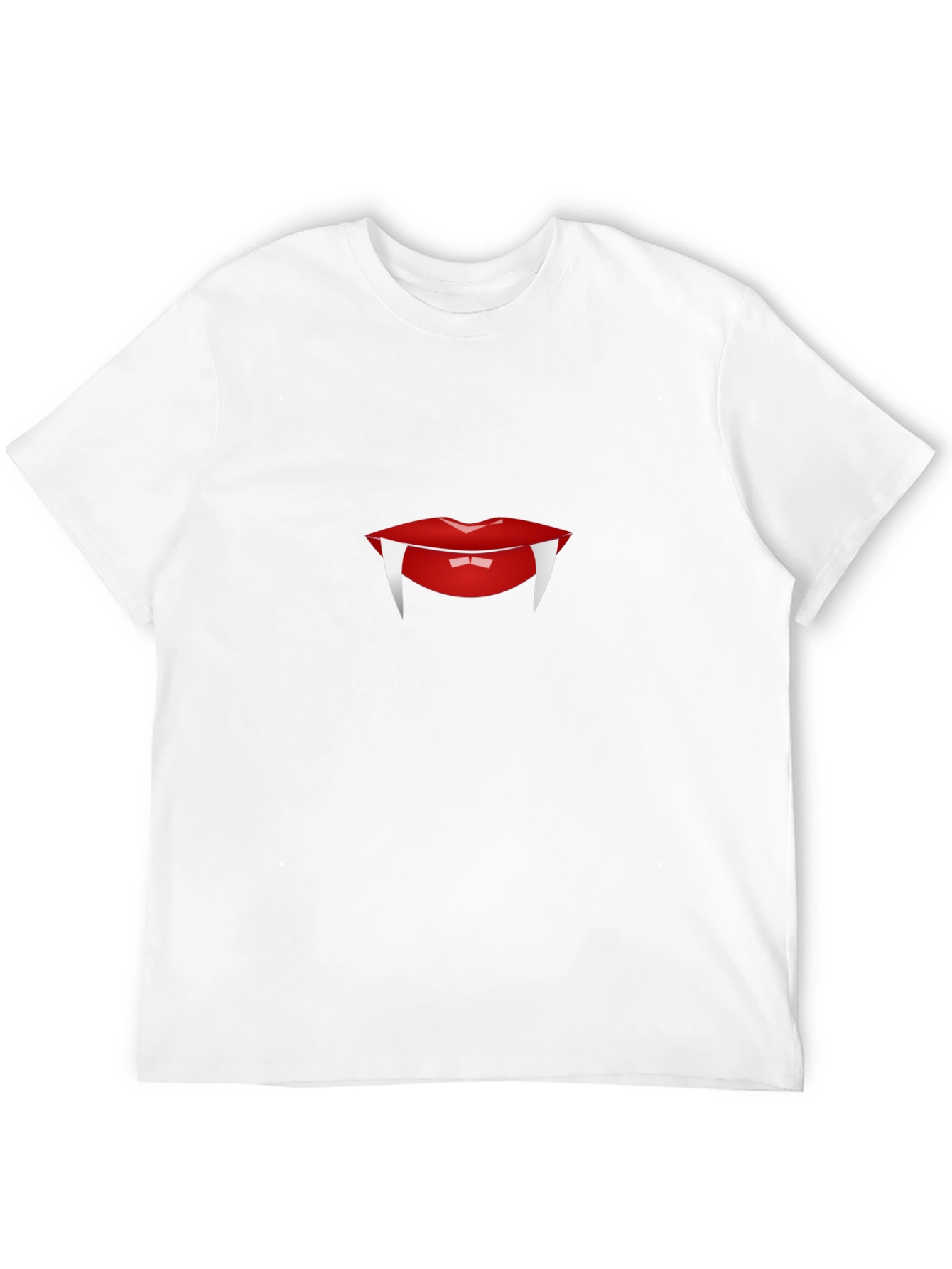 Vampire Lips Graphic Tee - Spooky Chic Style
