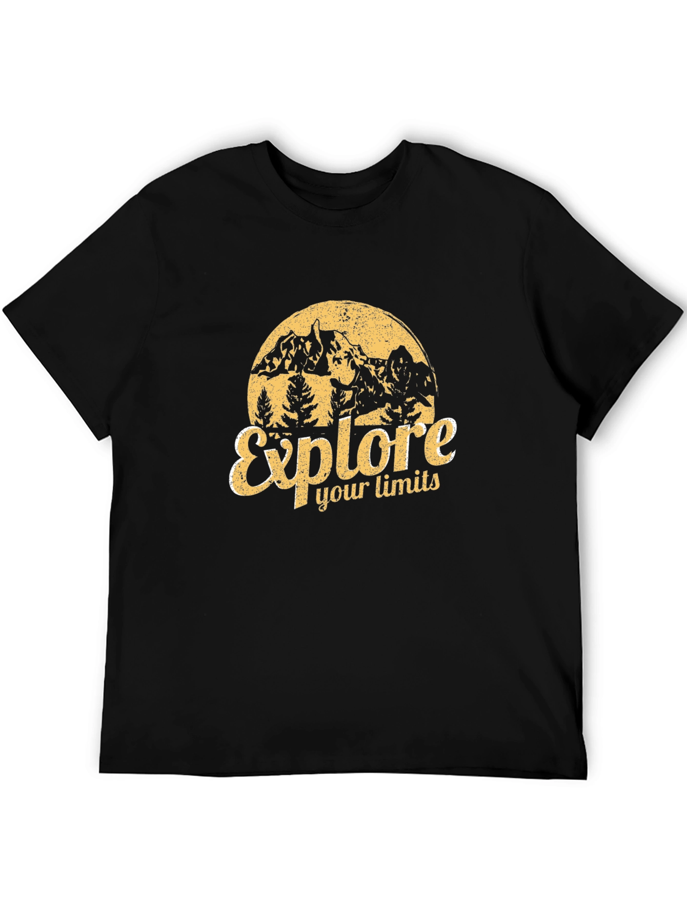 Explore Your Limits Graphic Tee - Black