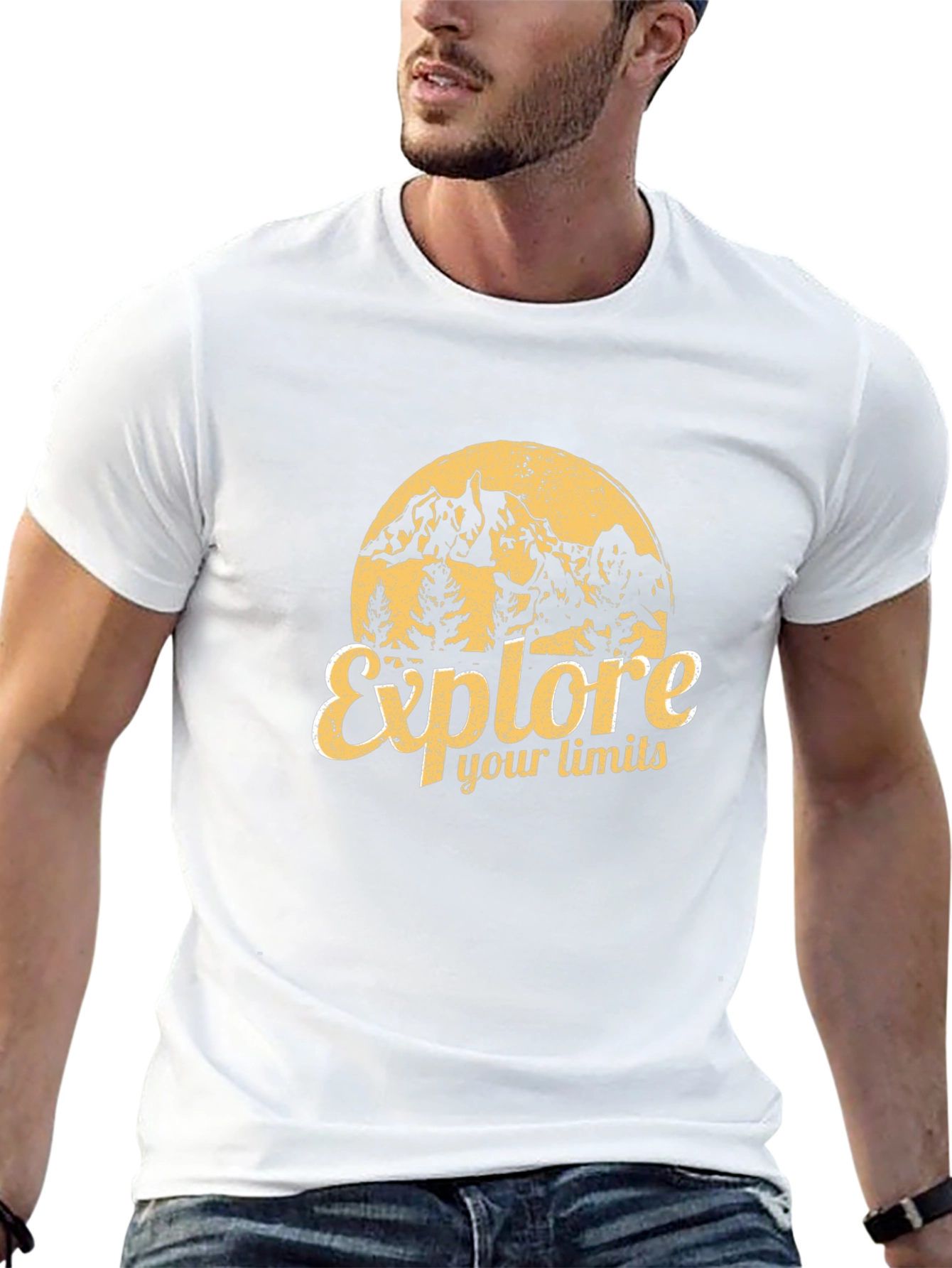 Explore Your Limits Graphic Tee - Black