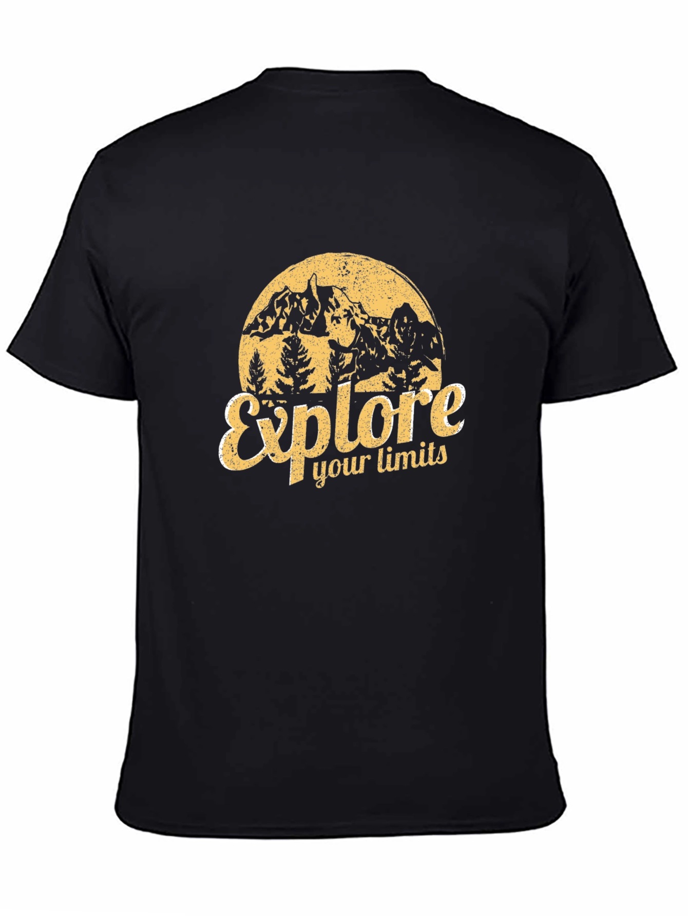 Explore Your Limits Graphic Tee - Black
