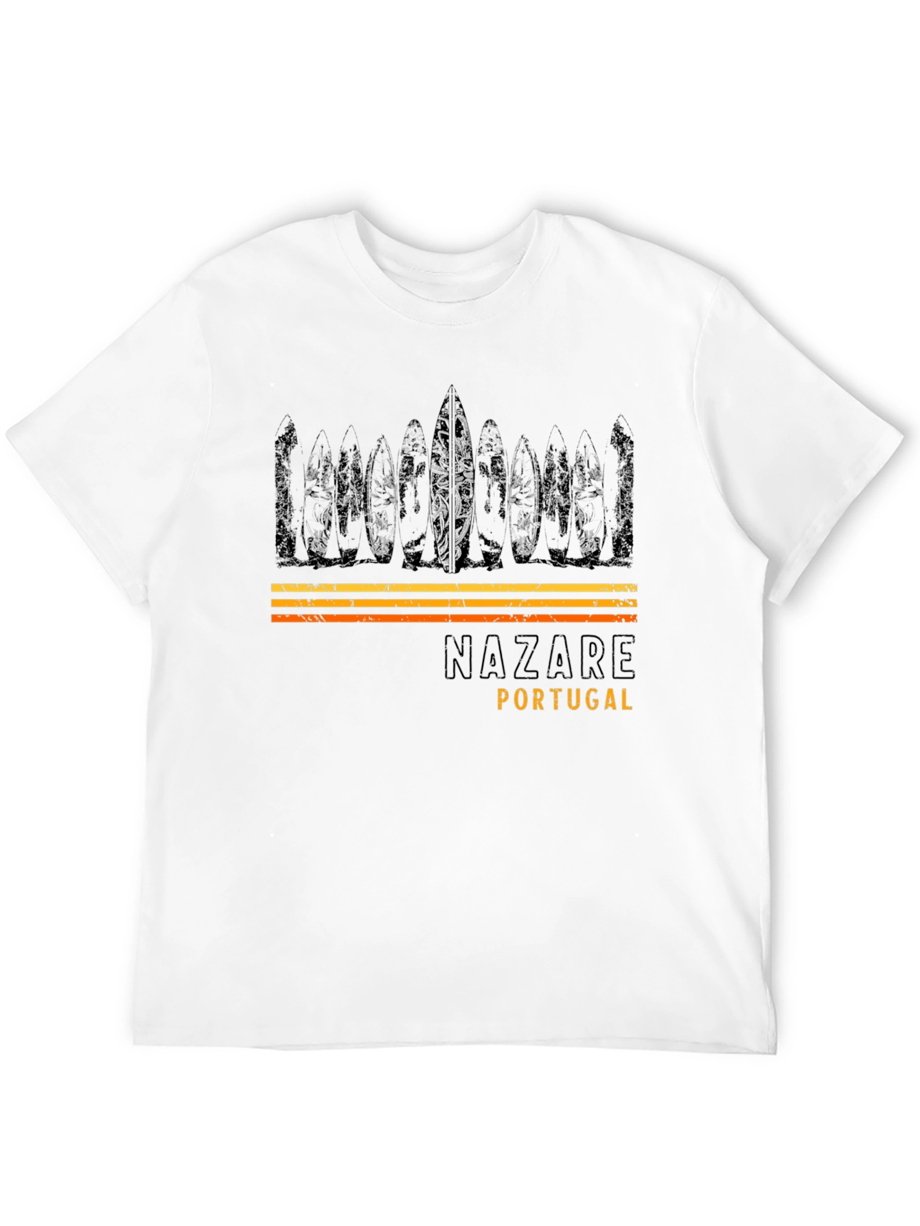 Nazare Portugal Surfboard T-Shirt