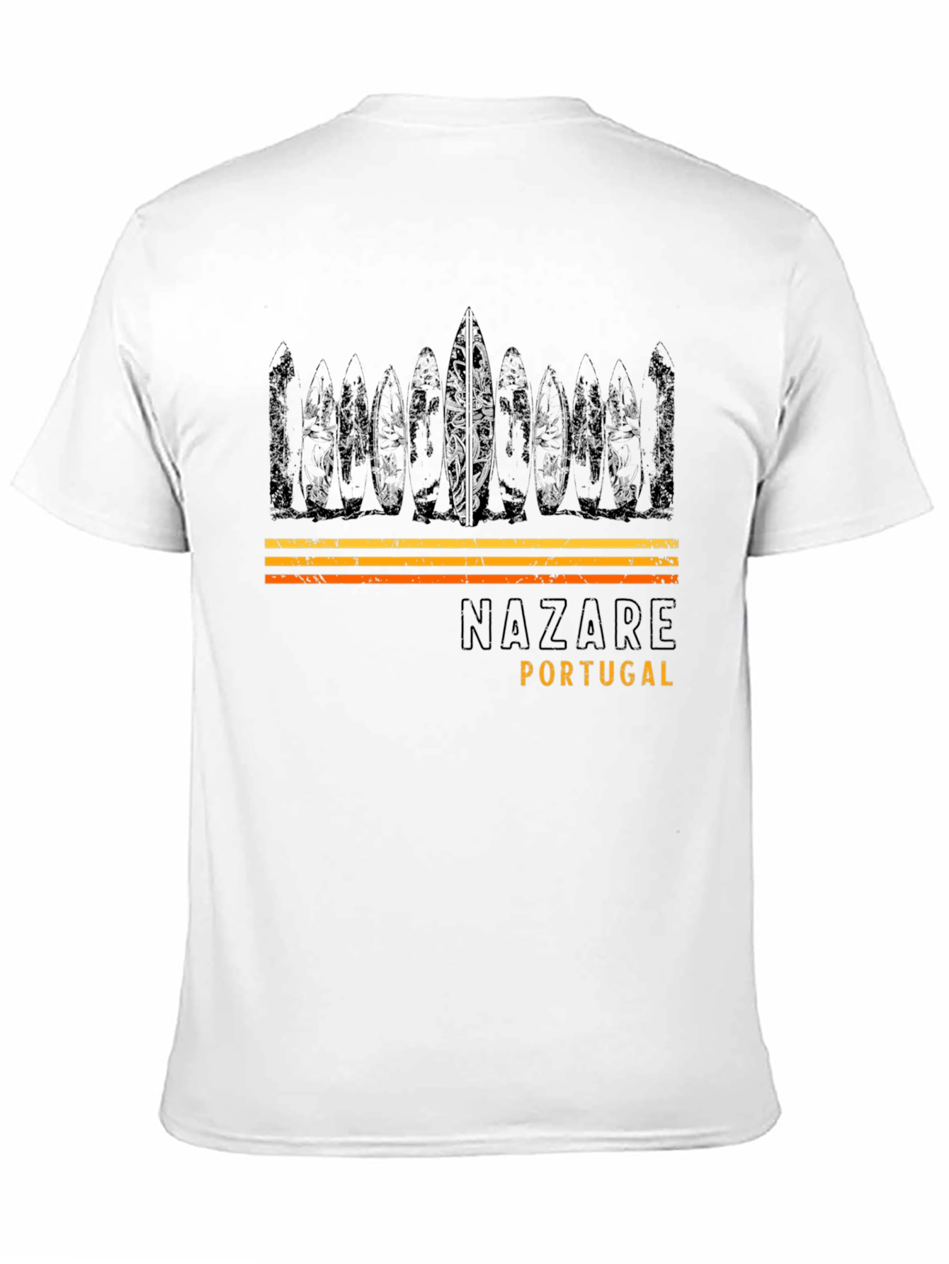 Nazare Portugal Surfboard T-Shirt