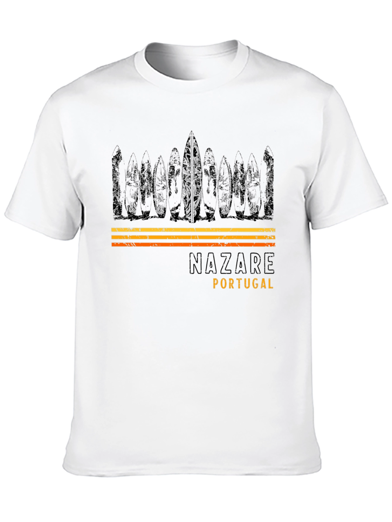 Nazare Portugal Surfboard T-Shirt