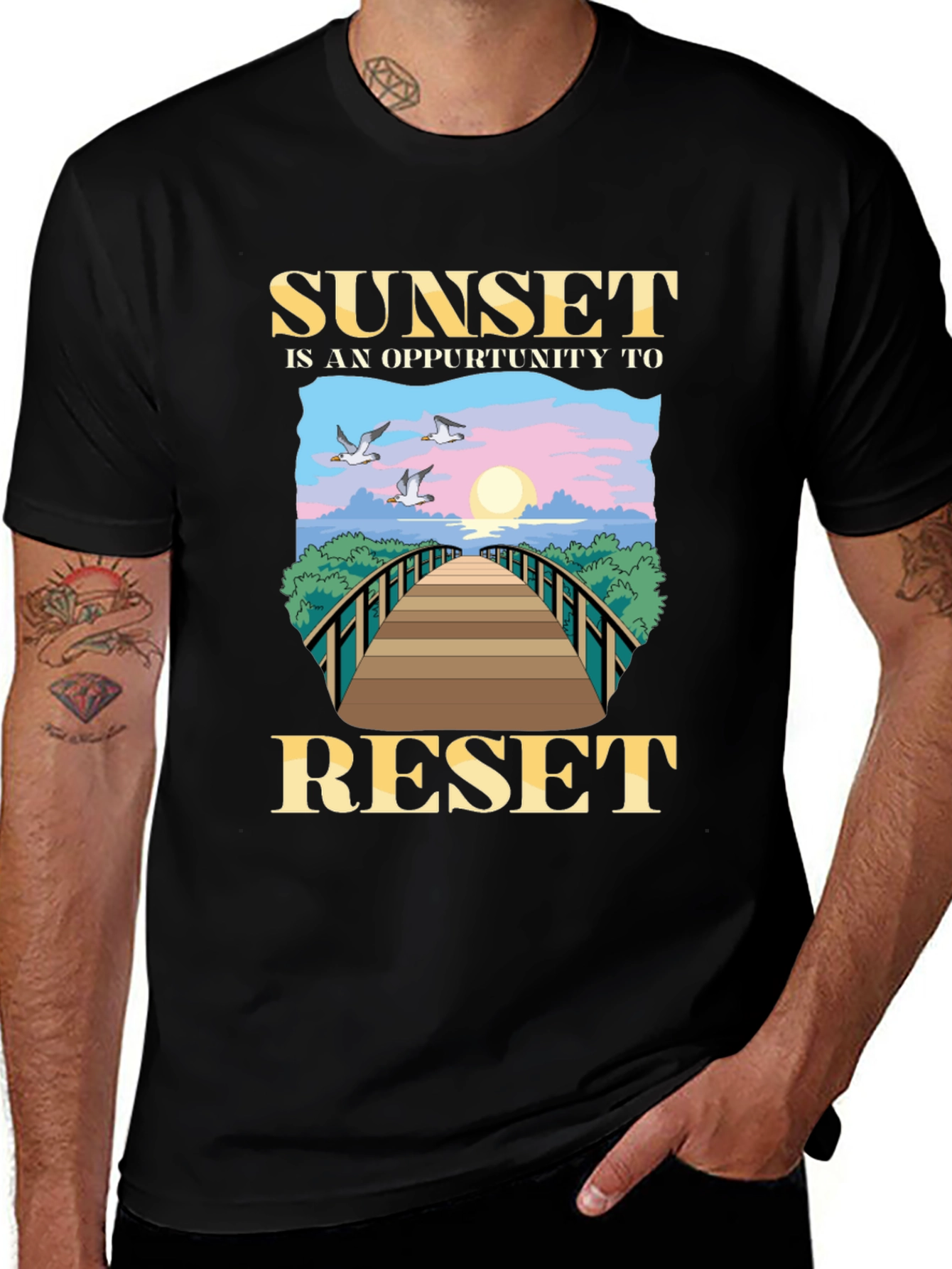 Sunset Reset Graphic Tee