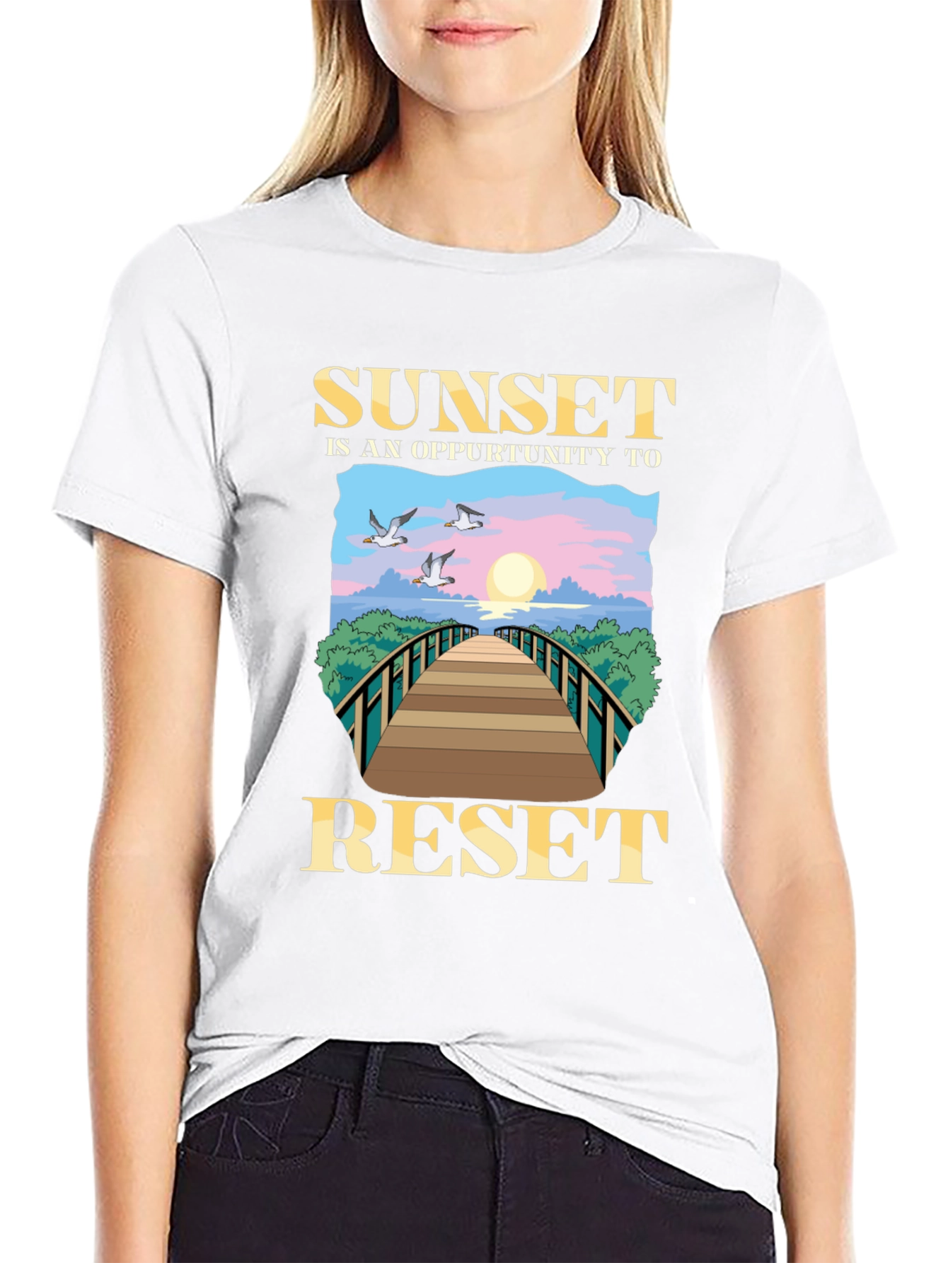 Sunset Reset Graphic Tee