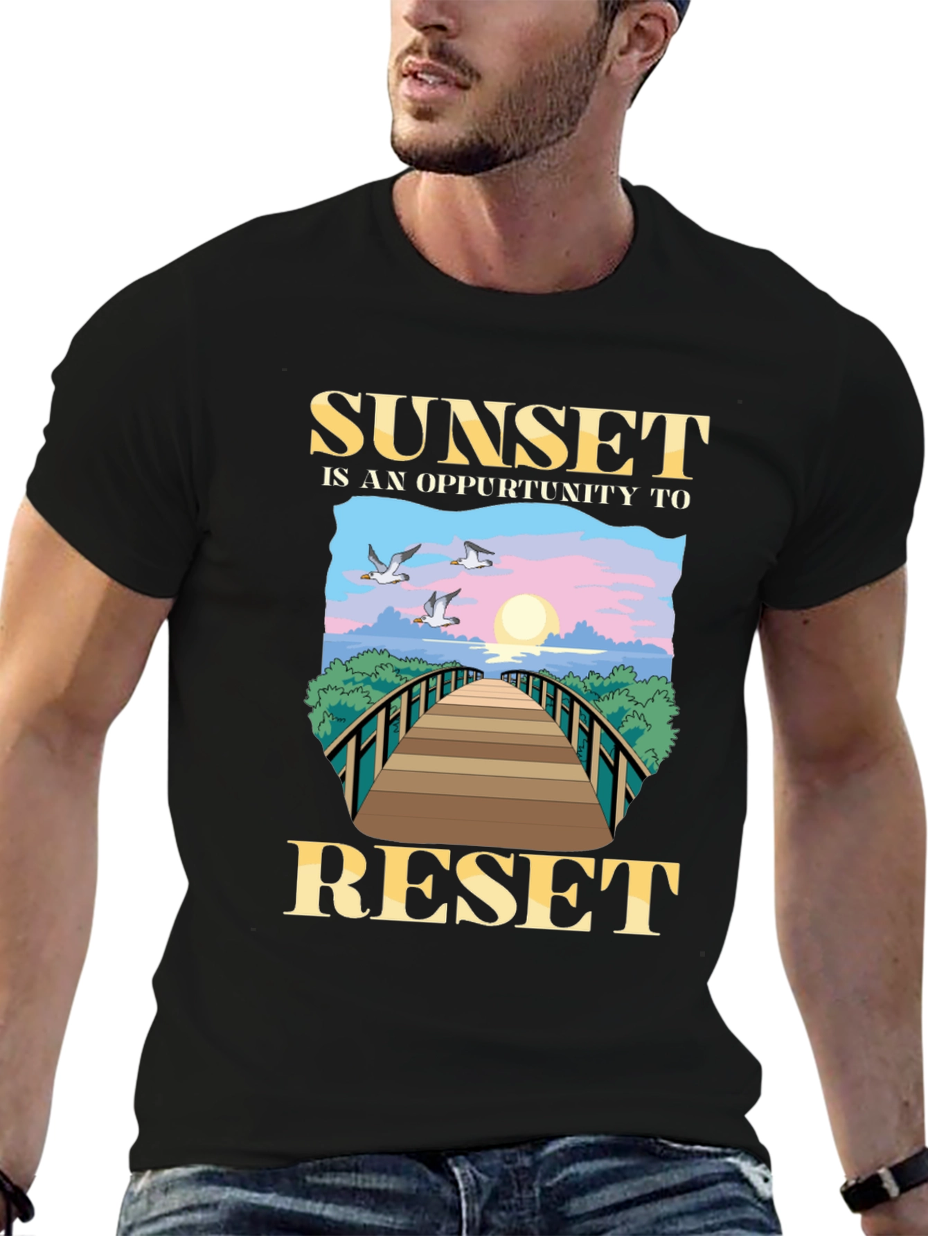Sunset Reset Graphic Tee