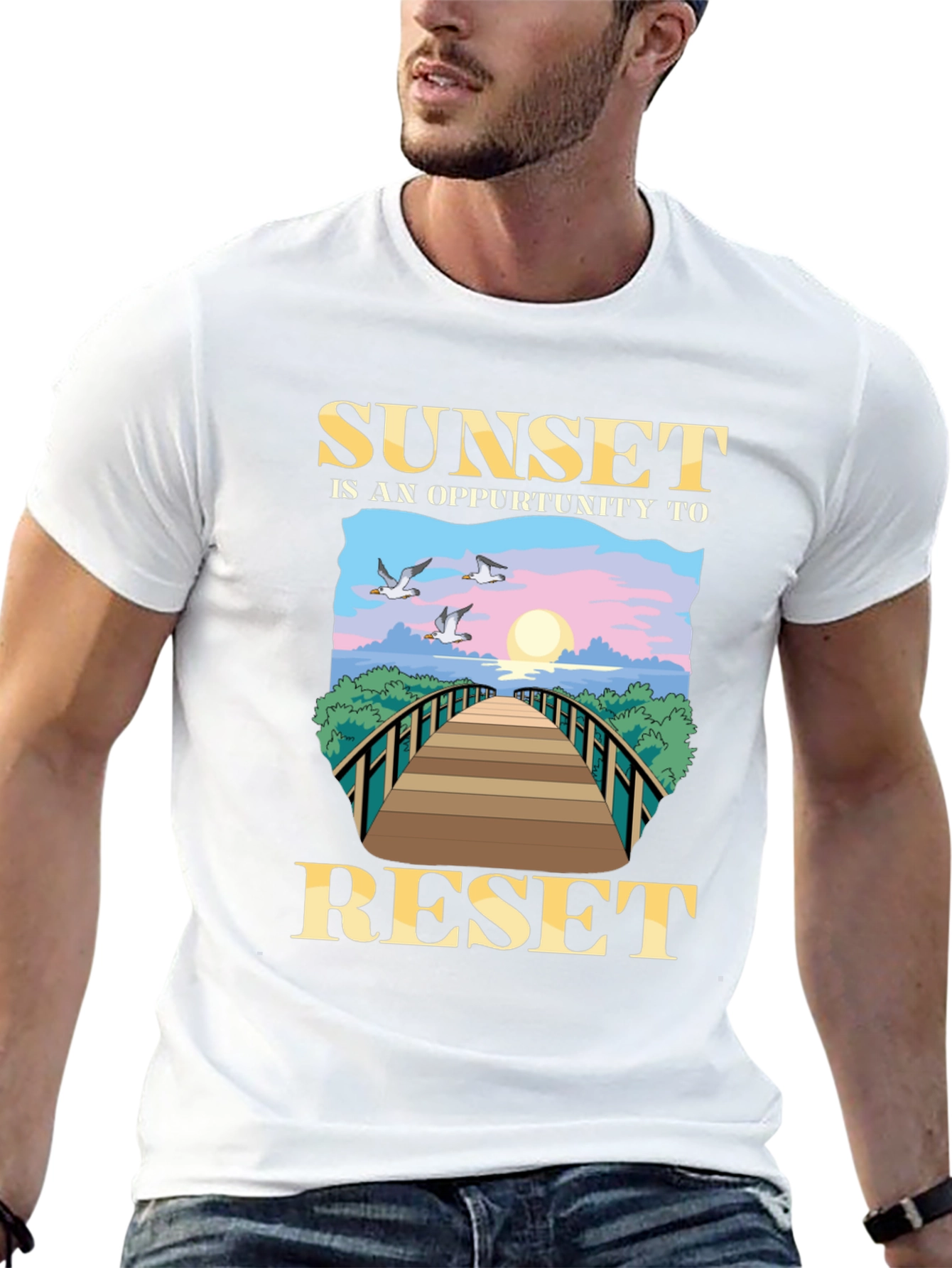 Sunset Reset Graphic Tee