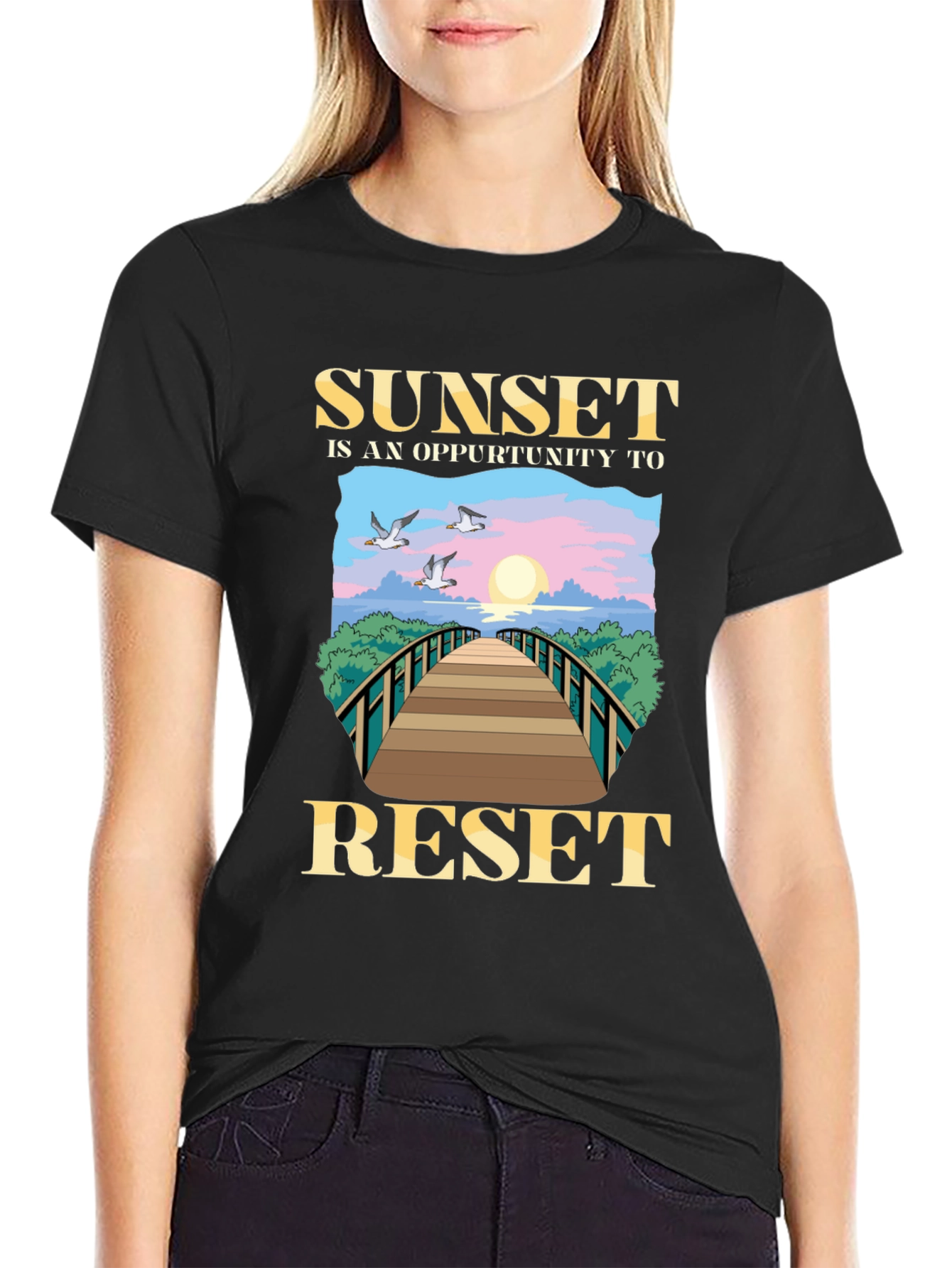 Sunset Reset Graphic Tee