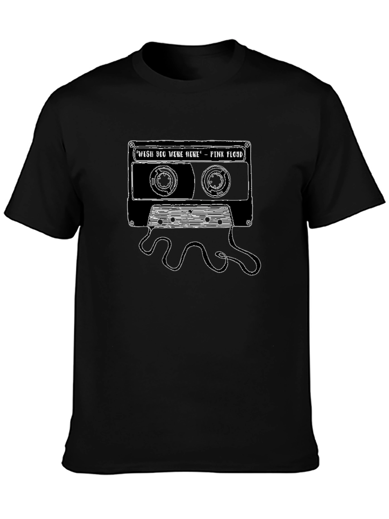 Pink Floyd Wish You Were Here Cassette Tape T-Shirt