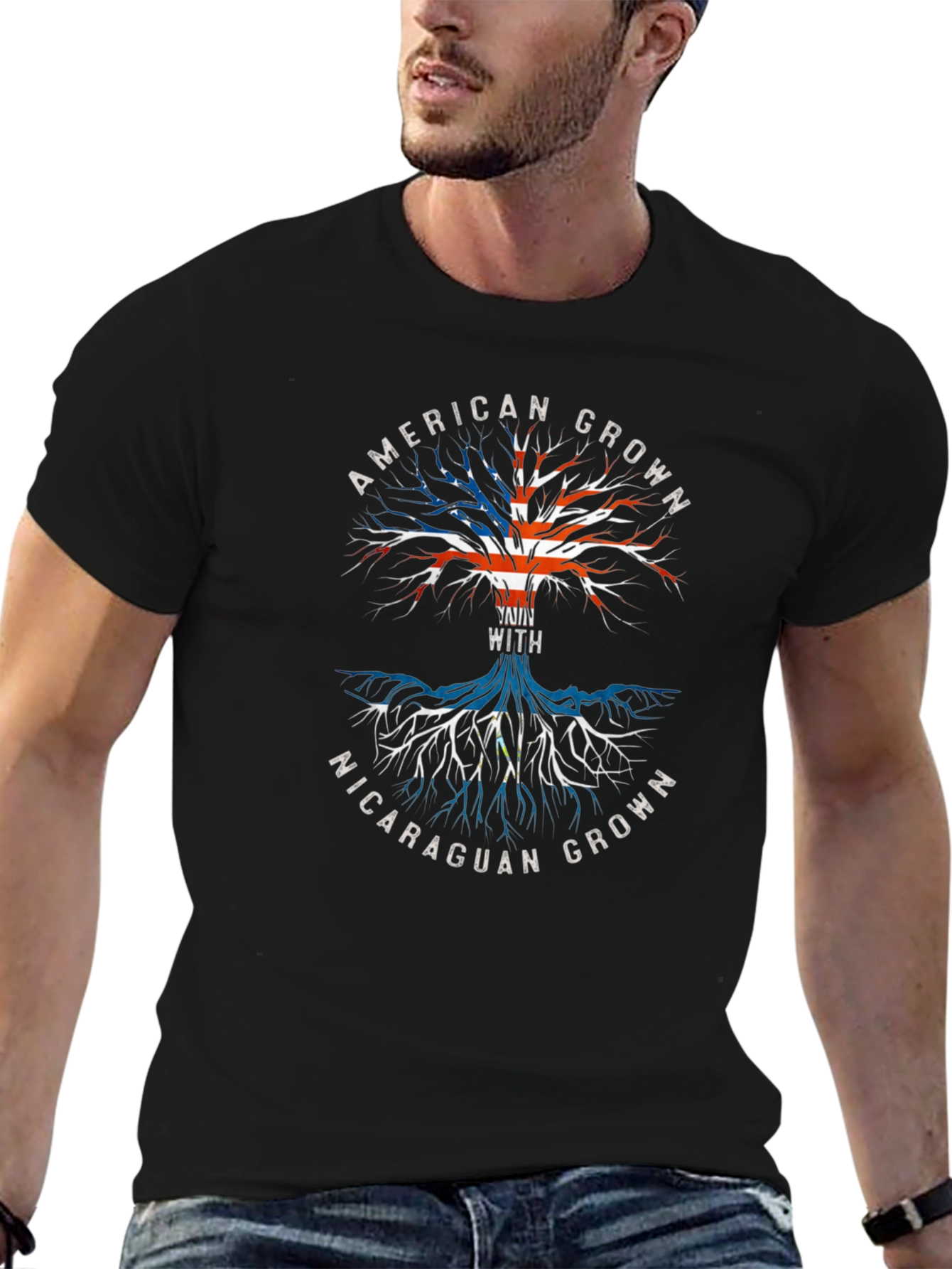 American Grown Nicaraguan Roots Tee