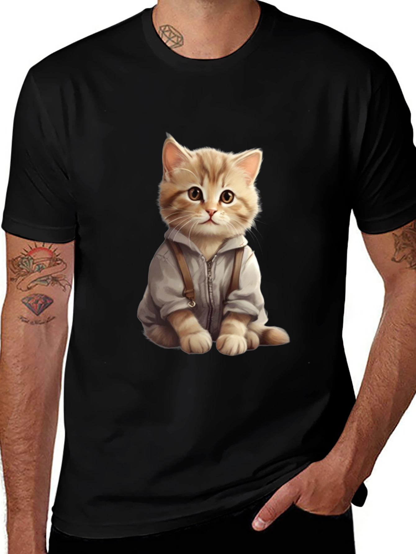 Cat Lover T-Shirt - Cute Kitten Design