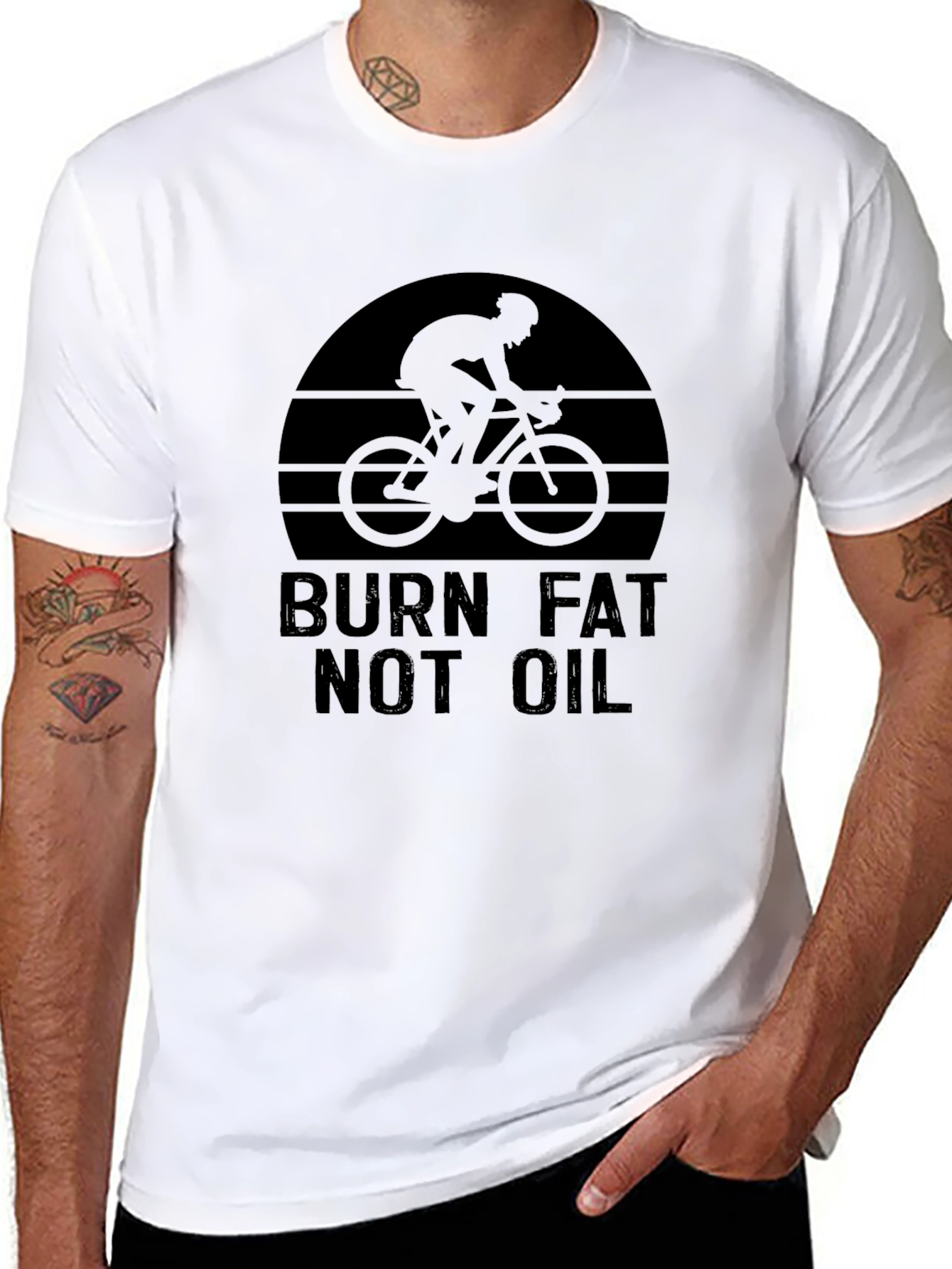 Burn Fat Not Oil Graphic Tee