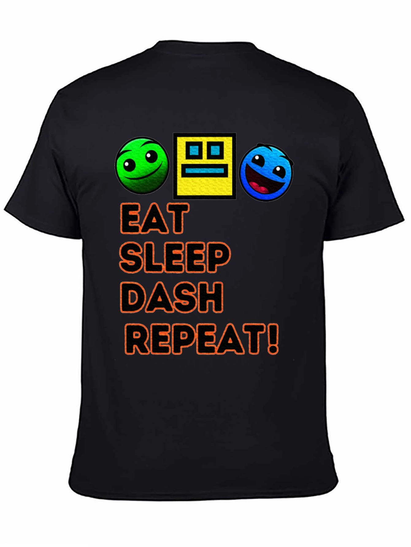 Eat Sleep Dash Repeat Geometry T-Shirt