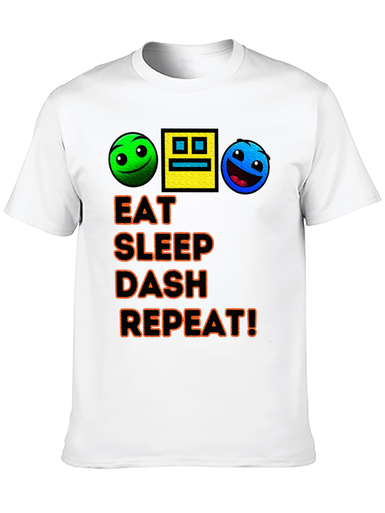 Eat Sleep Dash Repeat Geometry T-Shirt