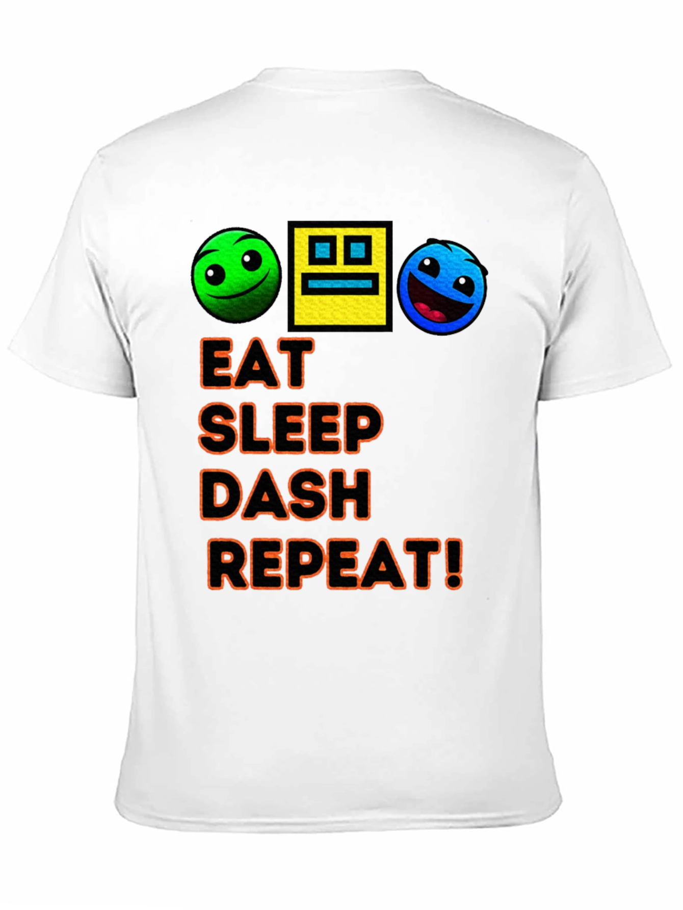 Eat Sleep Dash Repeat Geometry T-Shirt