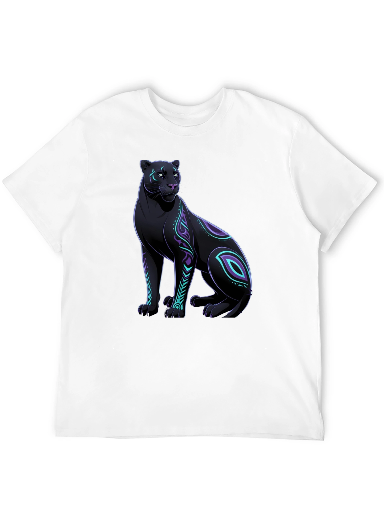 Black Panther Graphic Tee - Cool Animal Design