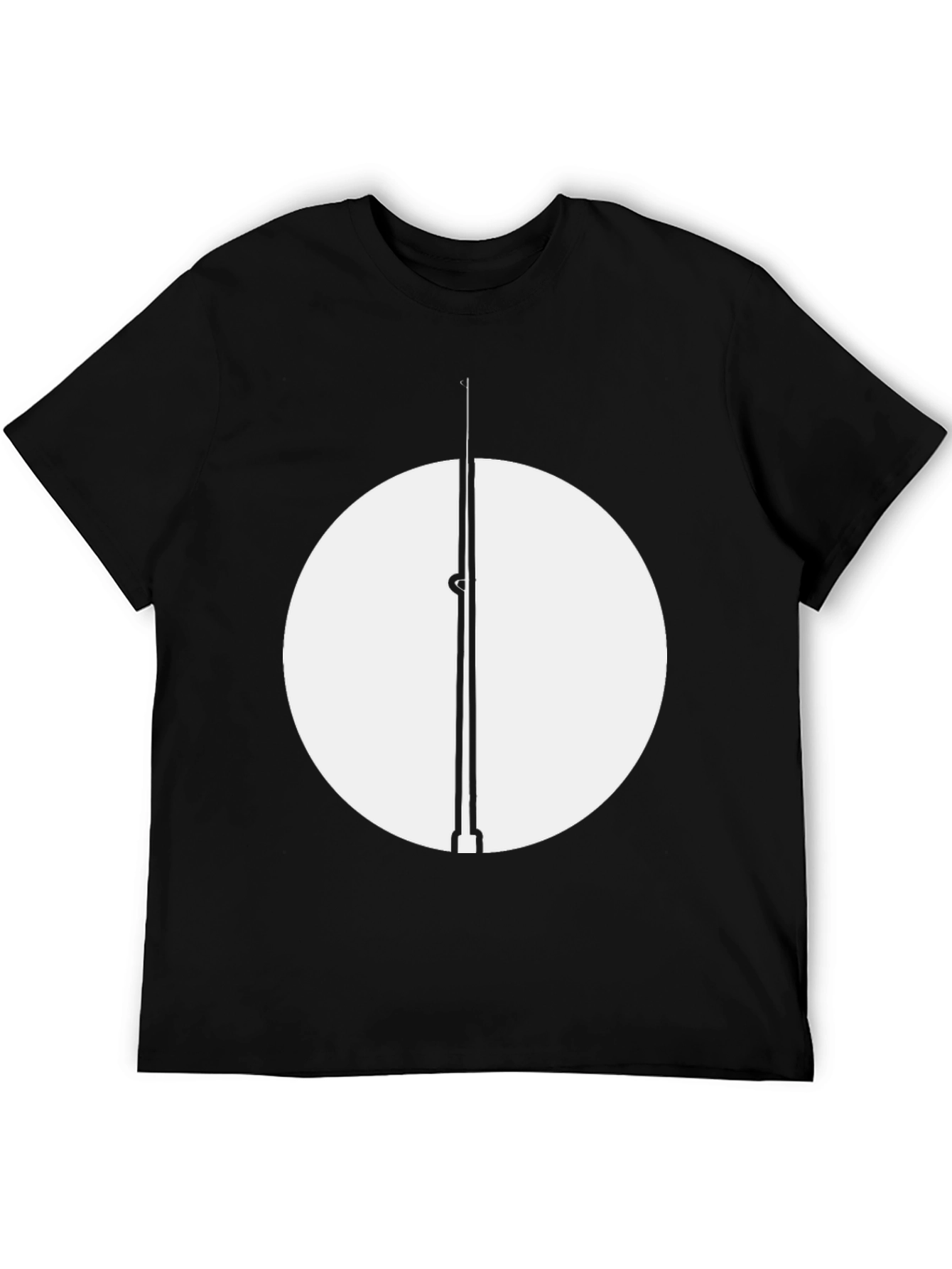 Minimalist Geometric Circle Design T-Shirt - Unisex