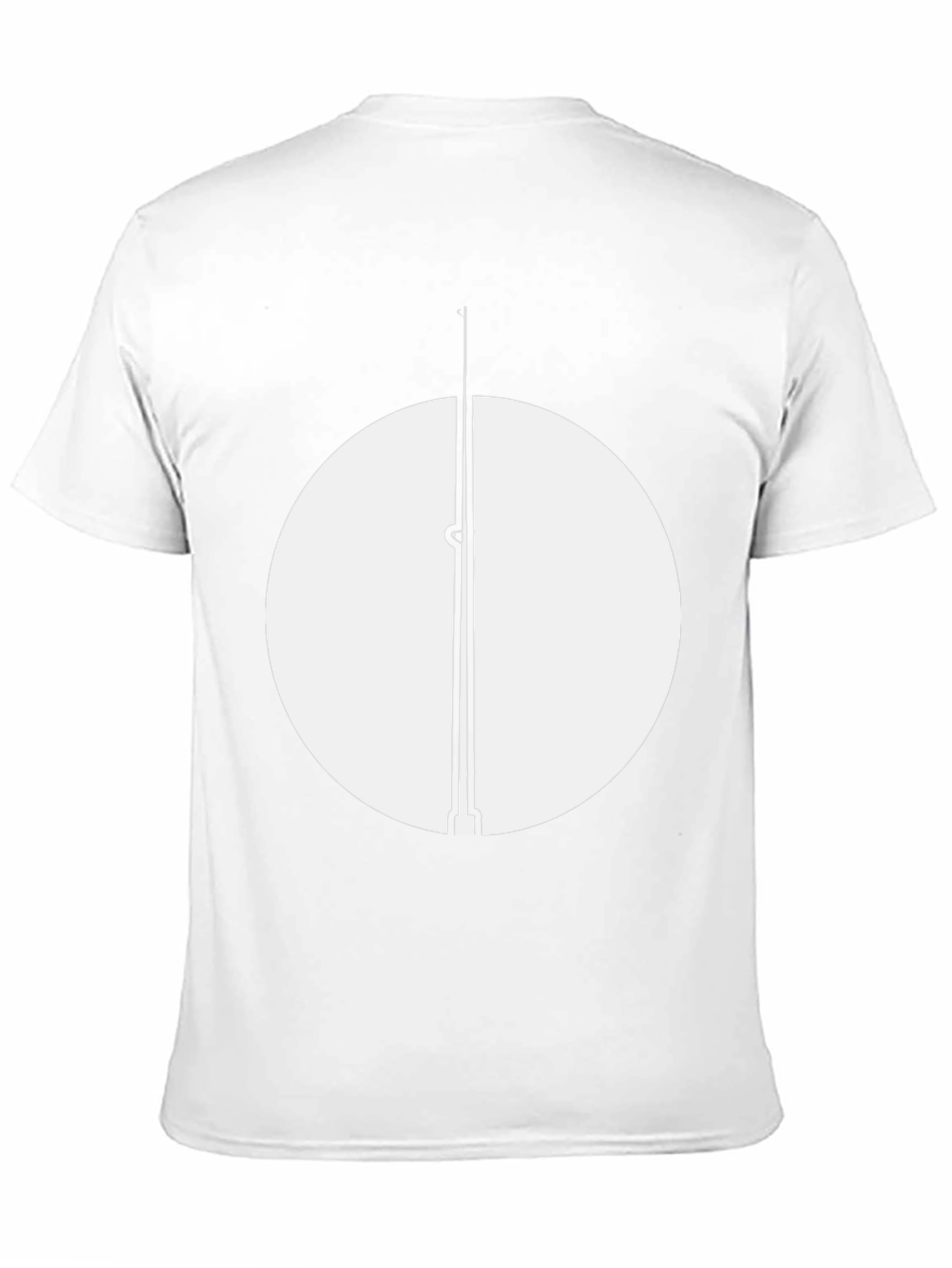 Minimalist Geometric Circle Design T-Shirt - Unisex