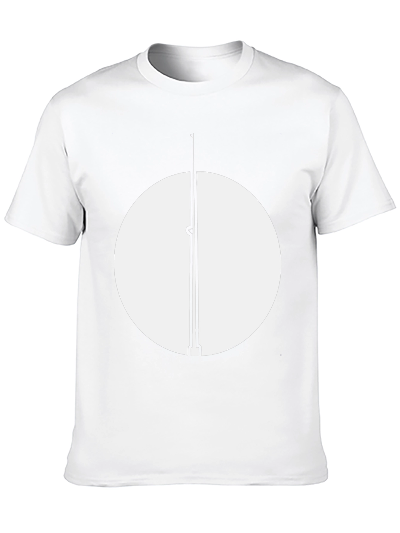 Minimalist Geometric Circle Design T-Shirt - Unisex