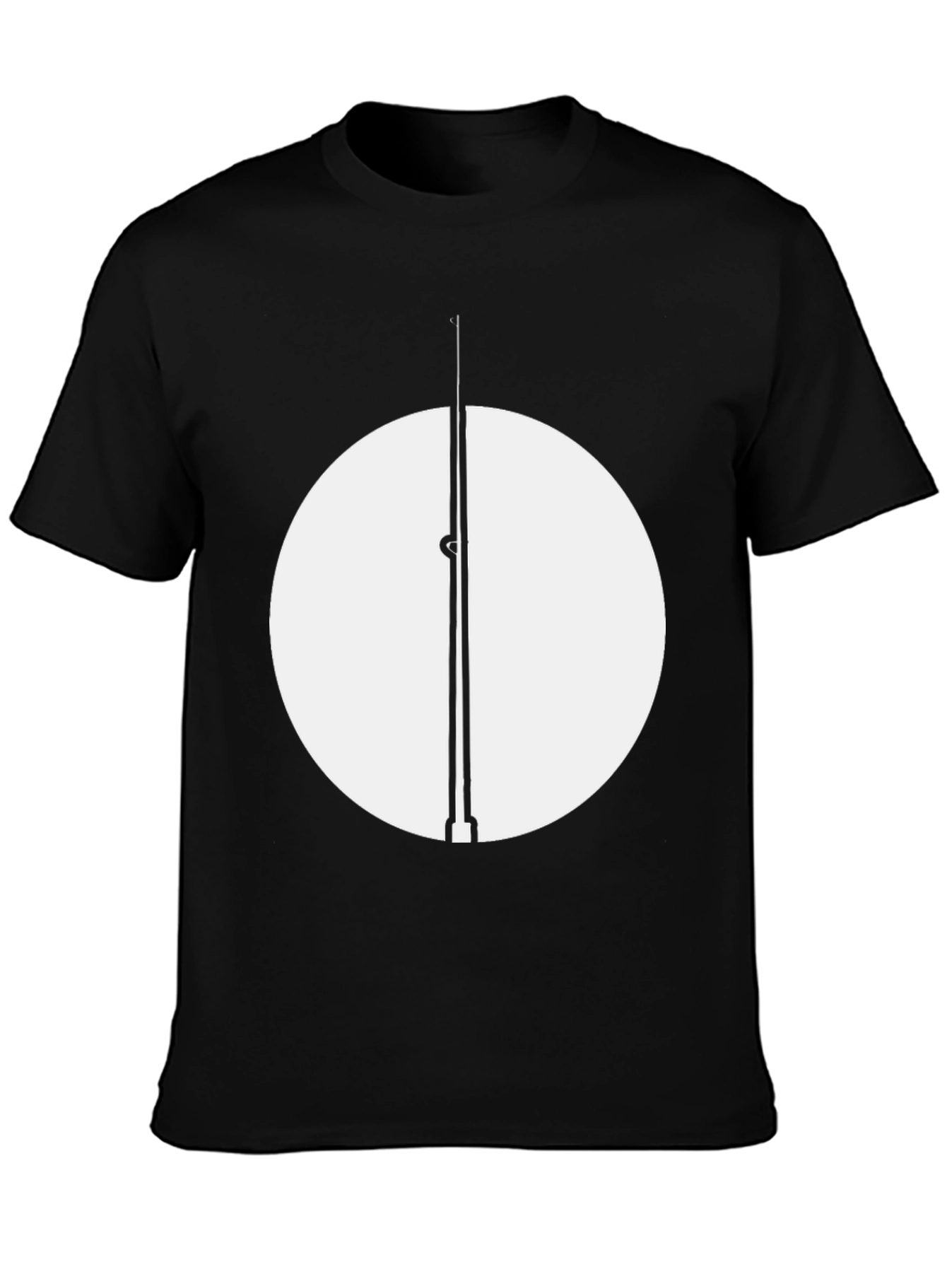 Minimalist Geometric Circle Design T-Shirt - Unisex