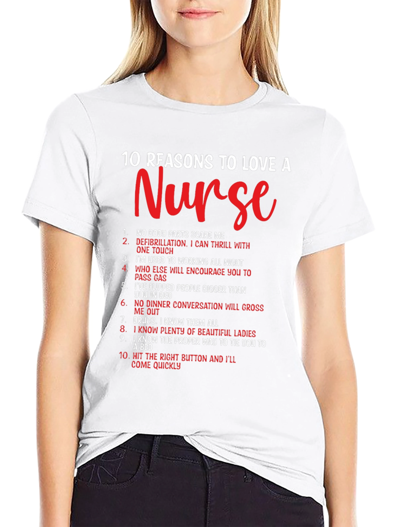 Reasons to Love a Nurse Graphic Tee